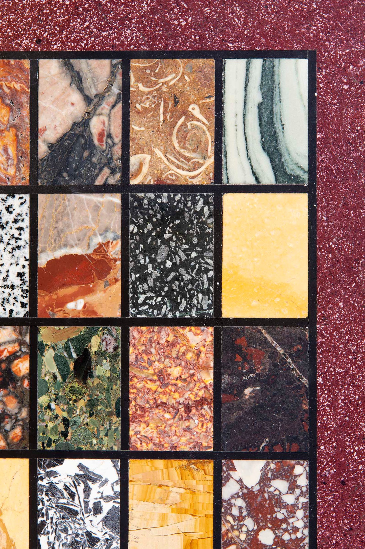 Fine Grand Tour Specimen Marble Panel
