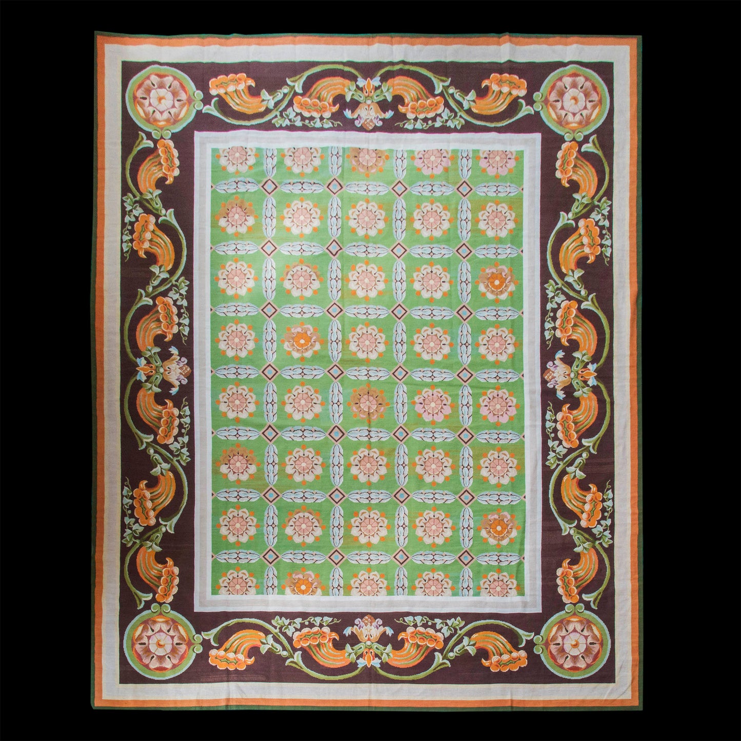 Fine European Neoclassical Needlepoint Carpet