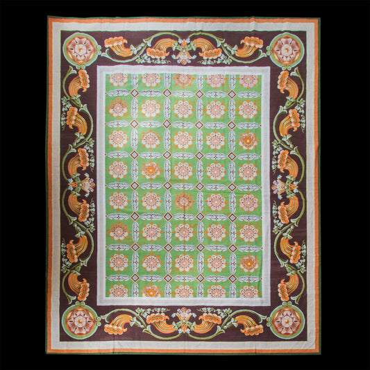 Fine European Neoclassical Needlepoint Carpet