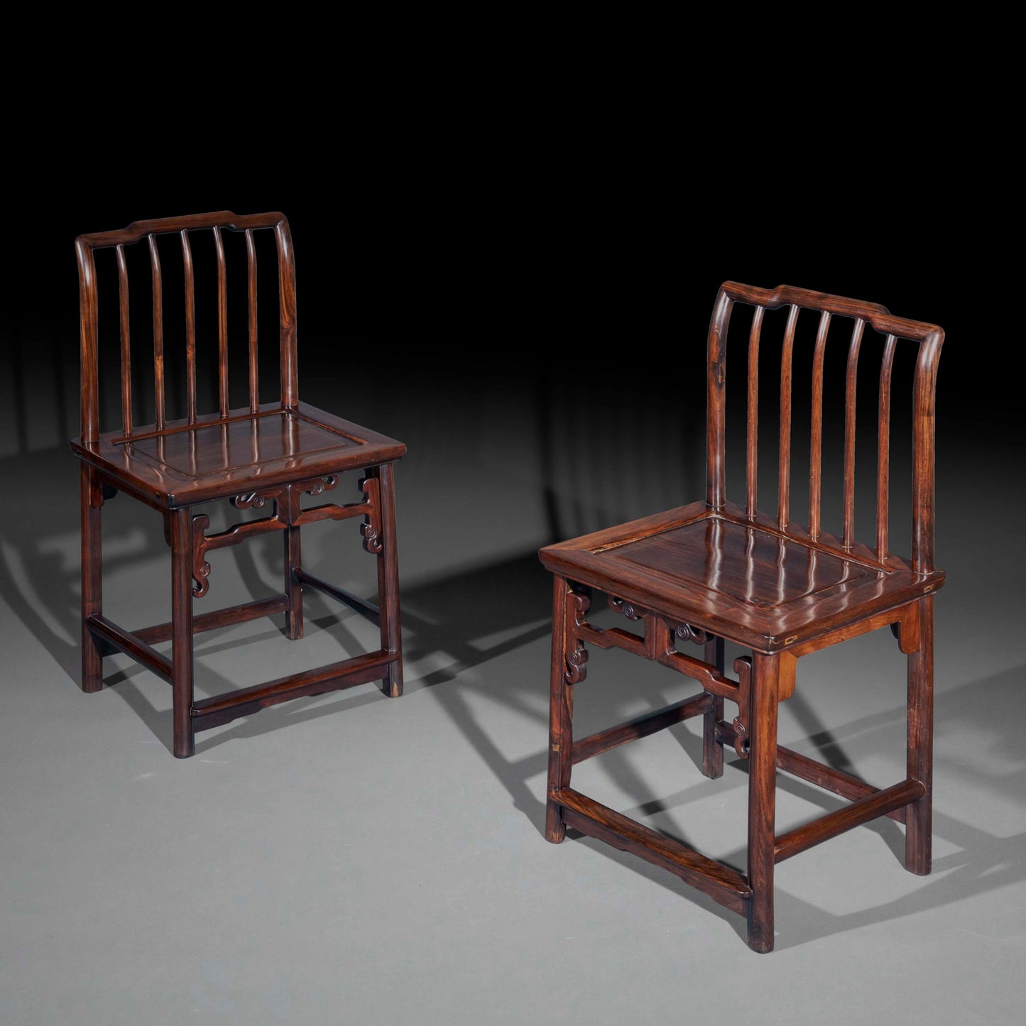 Fine Pair of Qing Dynasty Huanghuali Chairs or Meiguiyi