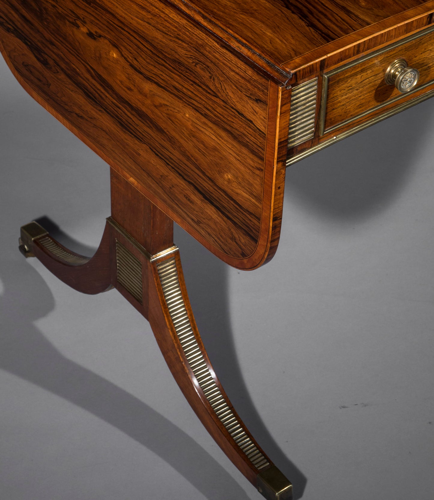Fine Regency Sofa Table by John McLean