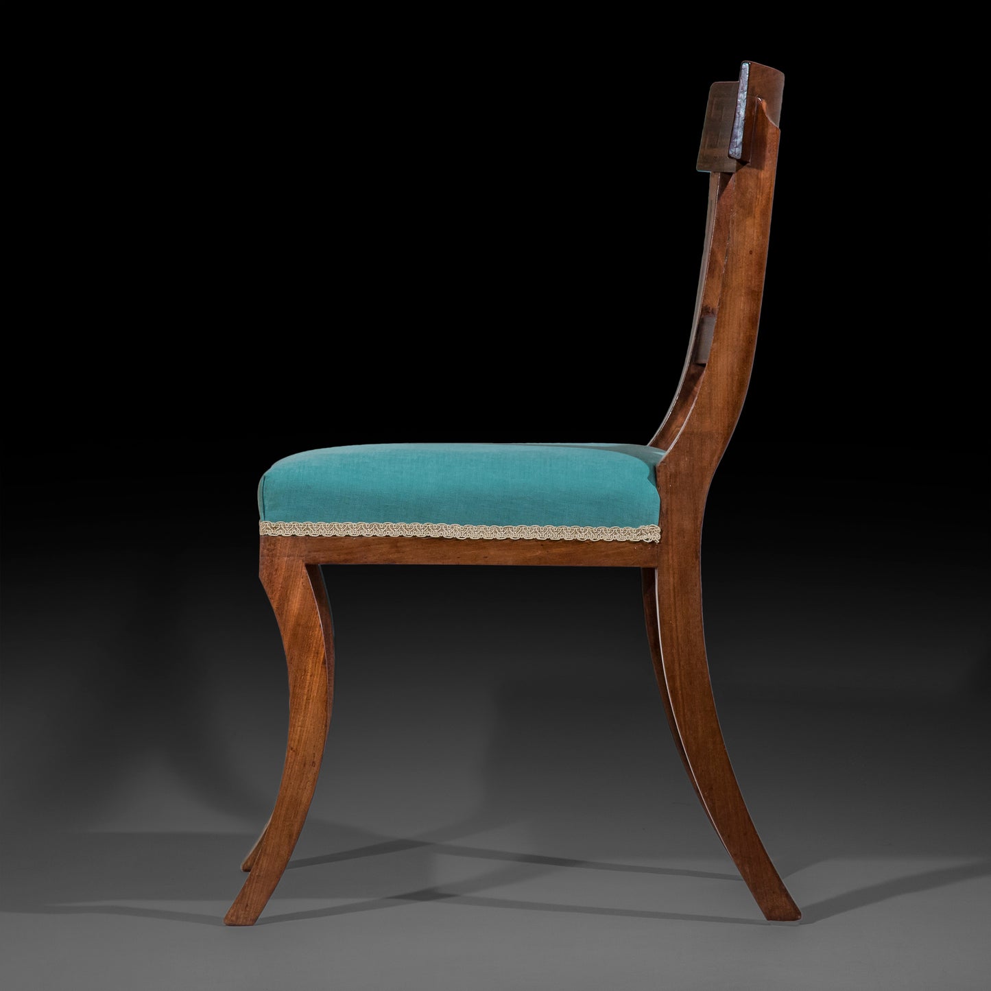 Set of Six Regency Klismos Dining Chairs, attributed to Gillows
