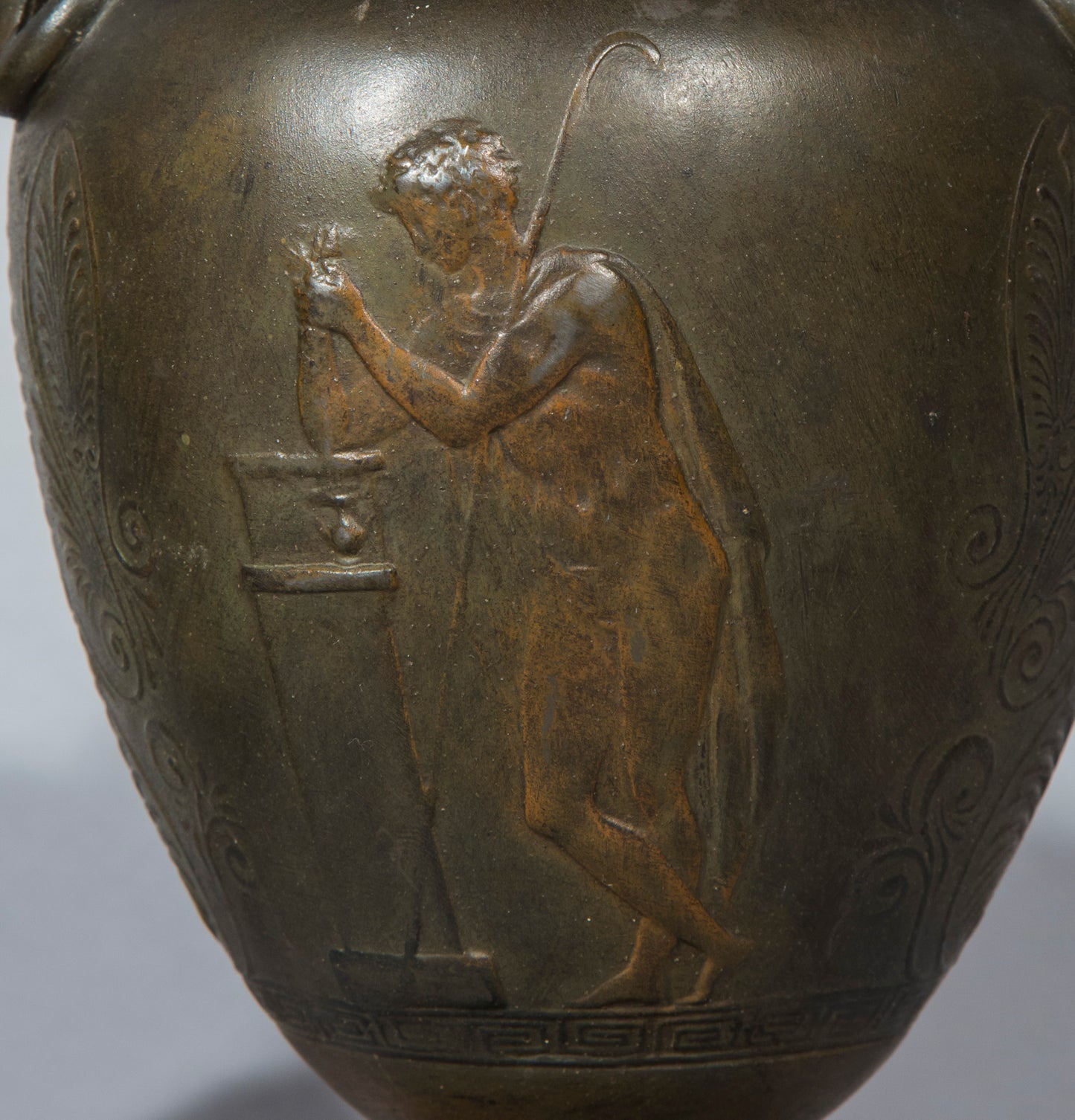 Pair of 19th Century Volute Krater Lamps