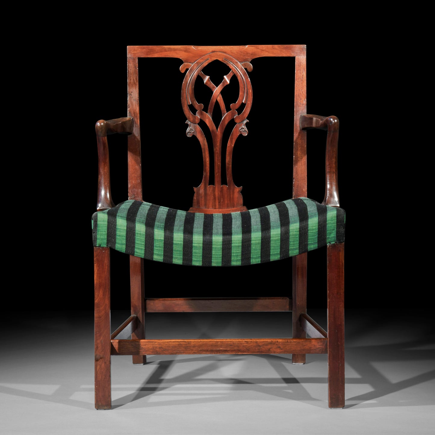 Pair of George III Open Armchairs