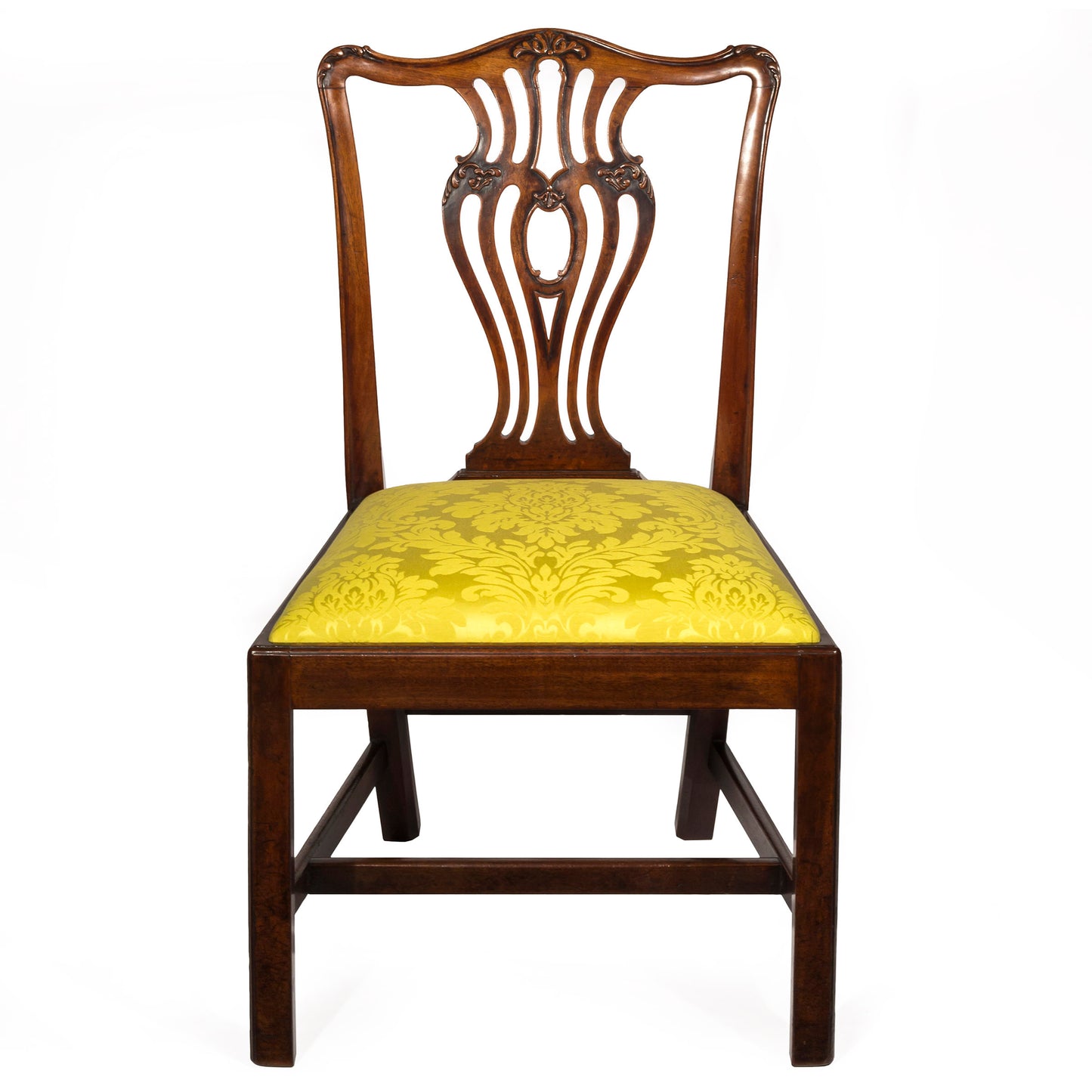 Fine set of George III Mahogany Chippendale Dining Chairs