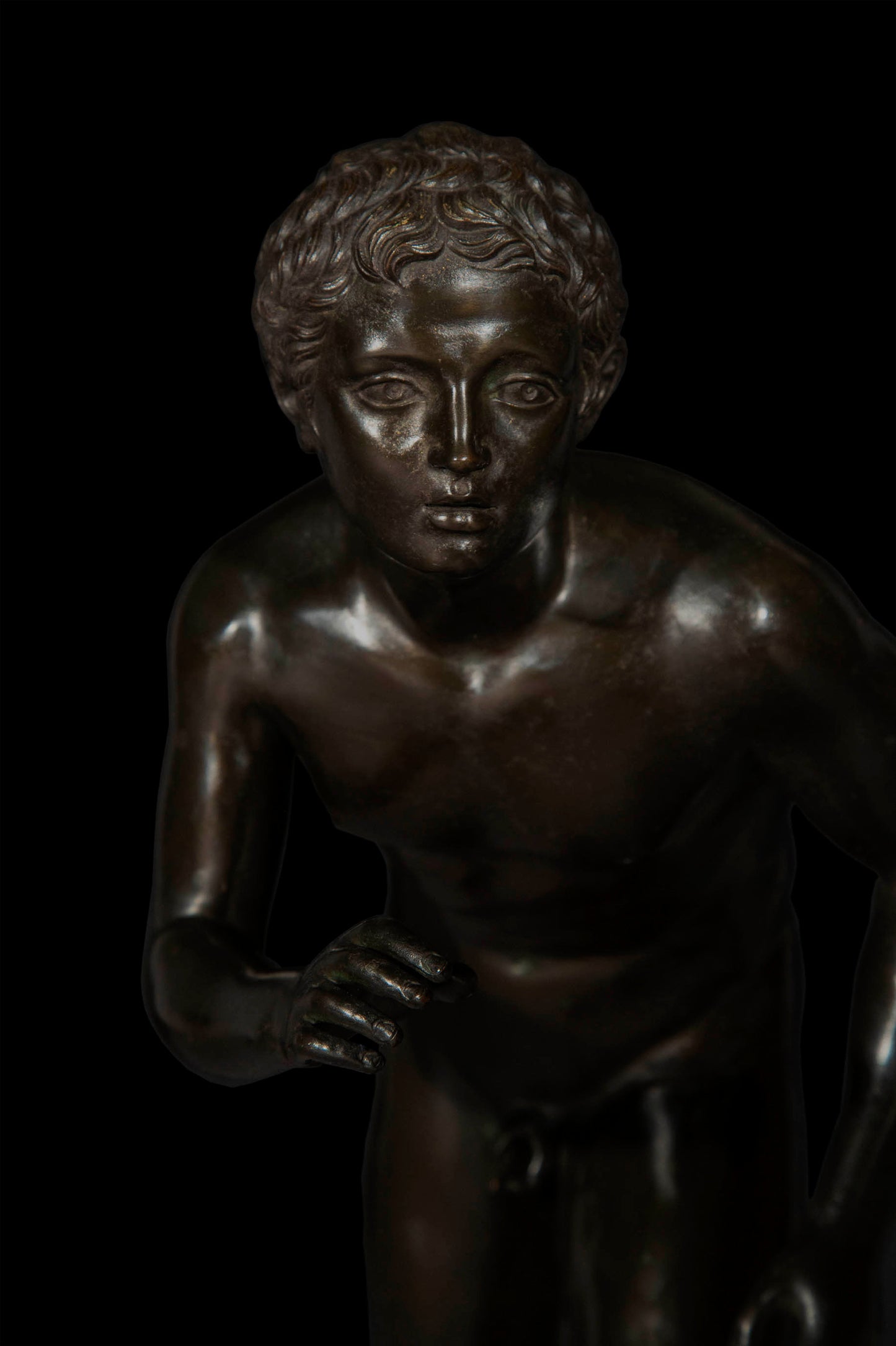 Grand Tour Bronze Figure of an Athlete