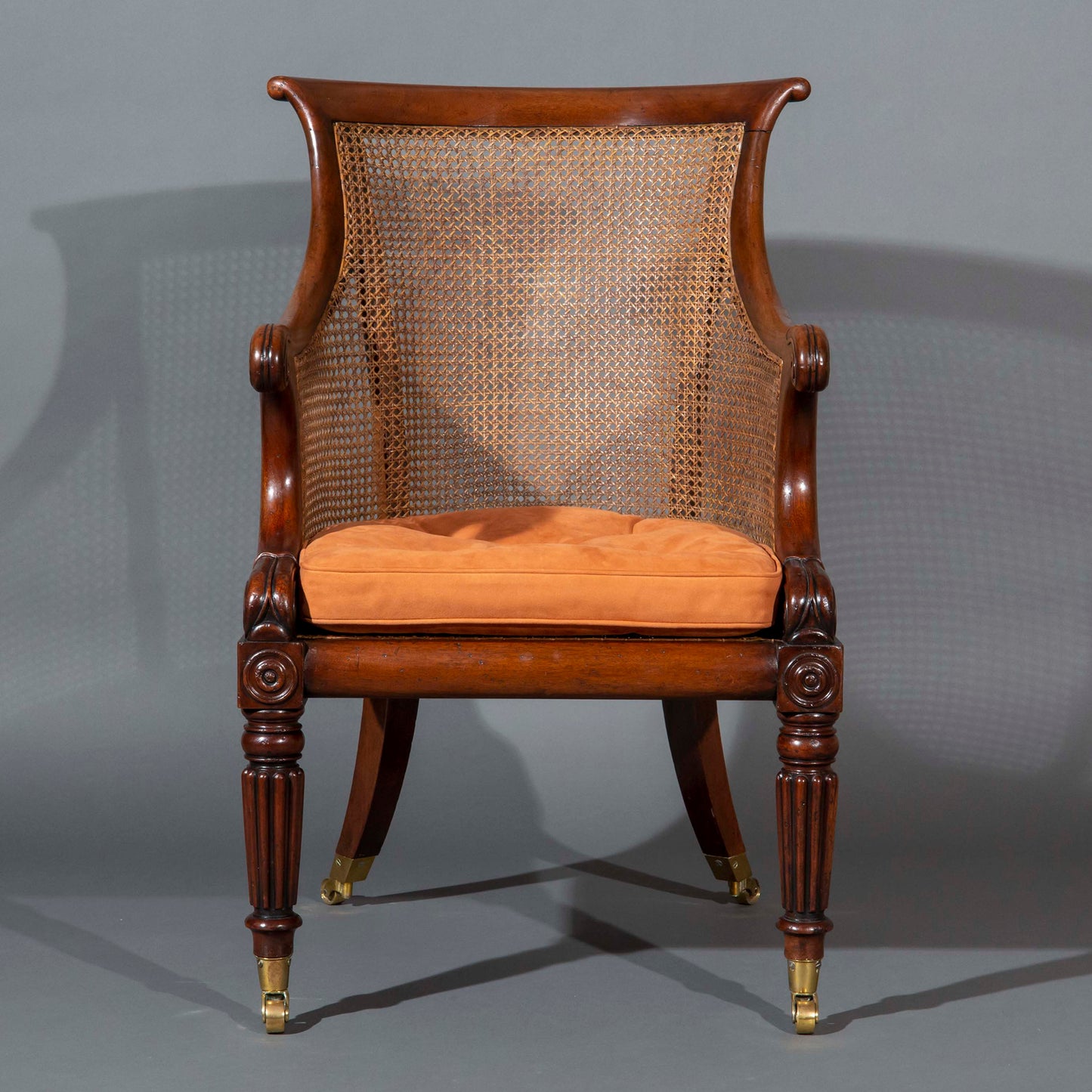 Pair of Regency Bergère Armchairs