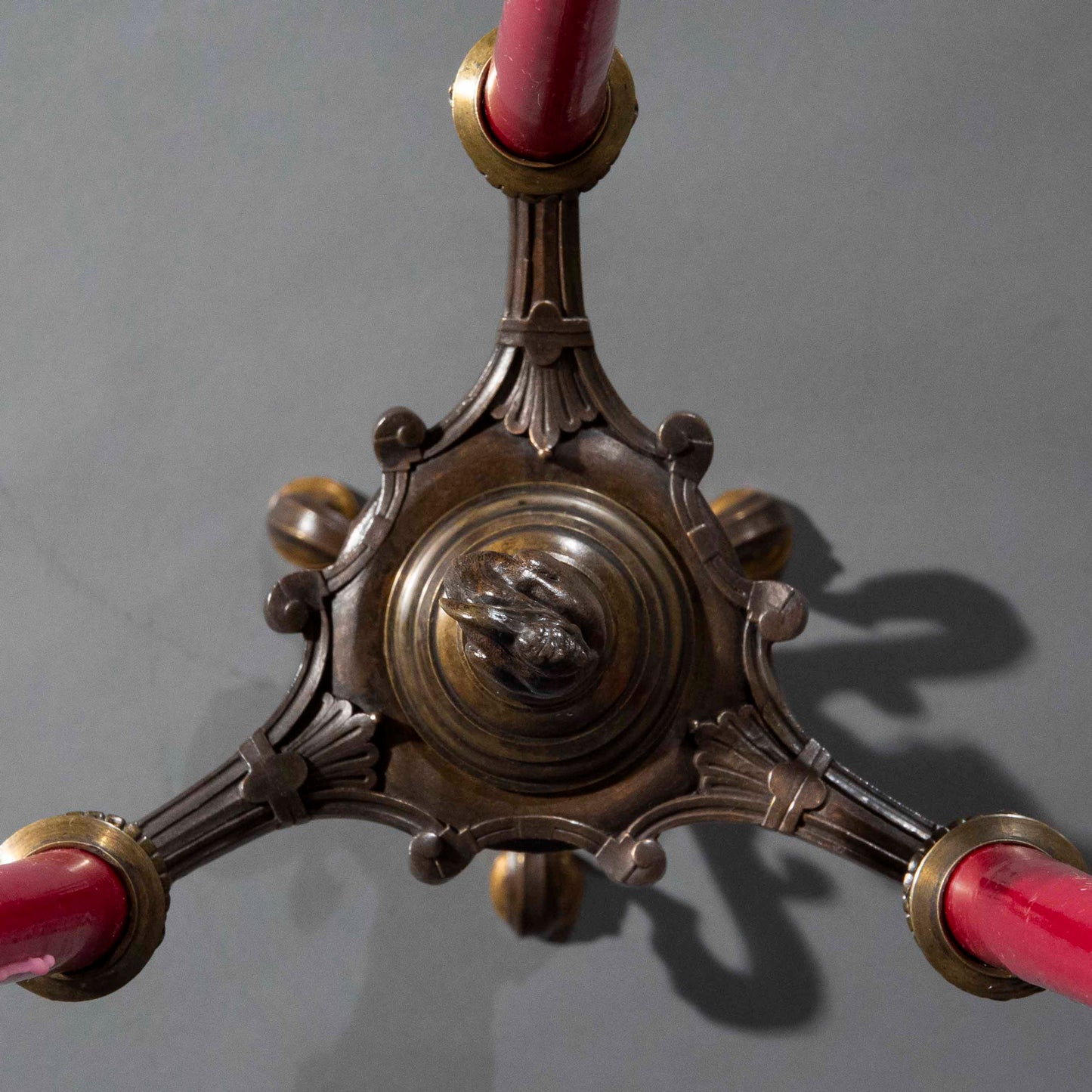 19th Century Bronze Etruscan Candelabrum
