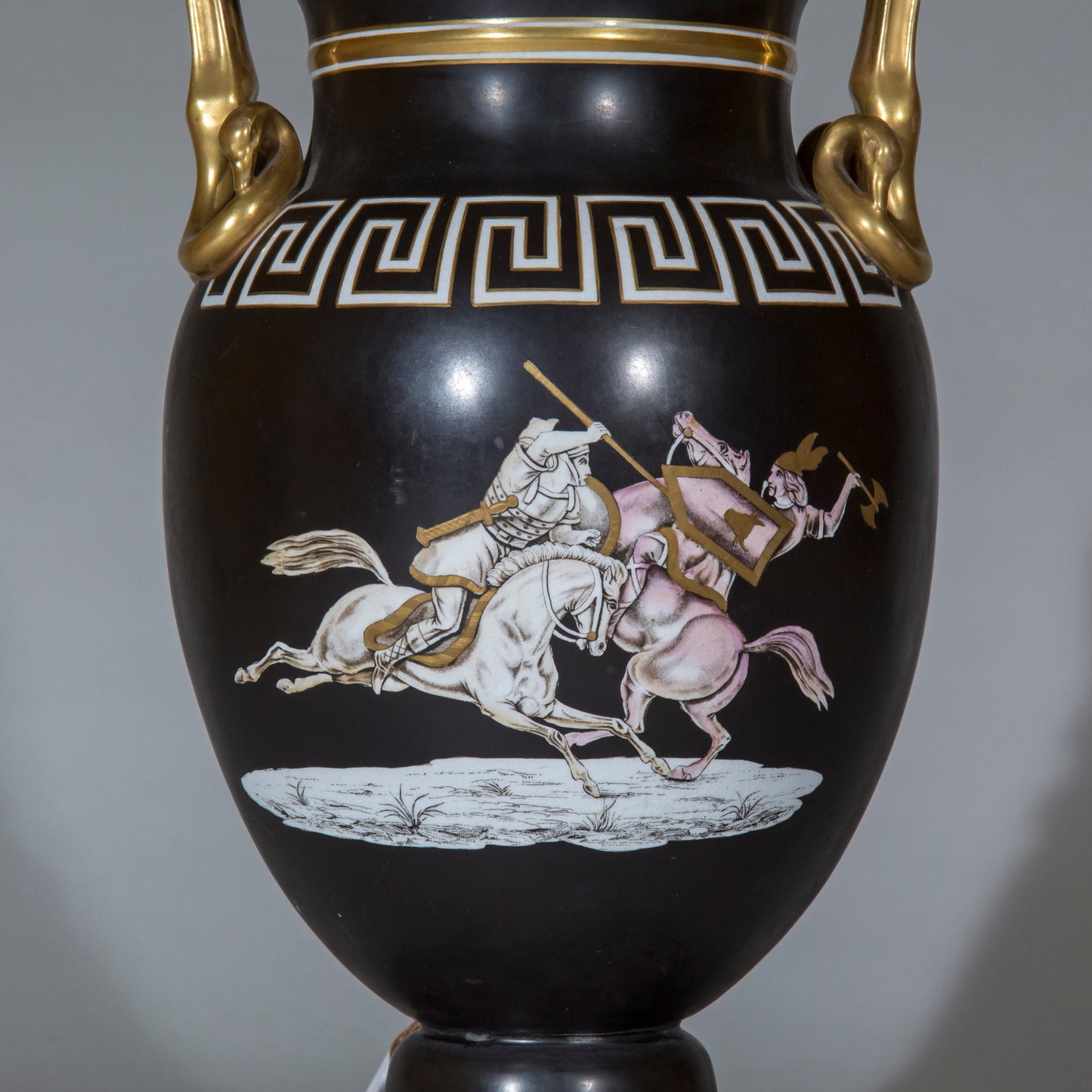 Pair of 19th Century Neoclassical Vase Lamps