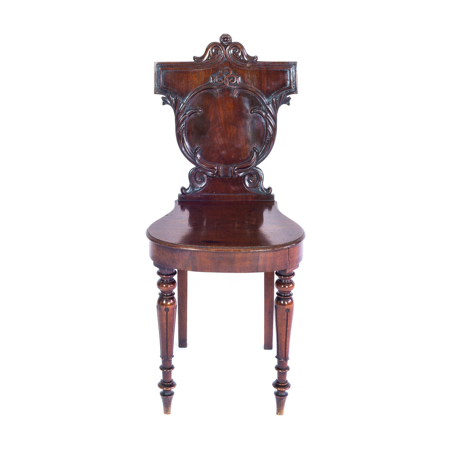 Fine Pair of Regency Hall Chairs