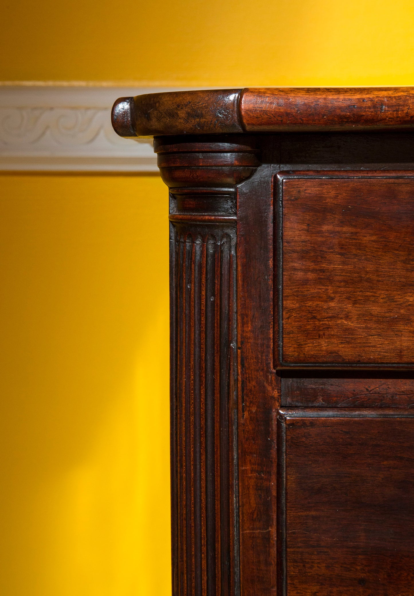 Fine George II Red Walnut Chest of Drawers