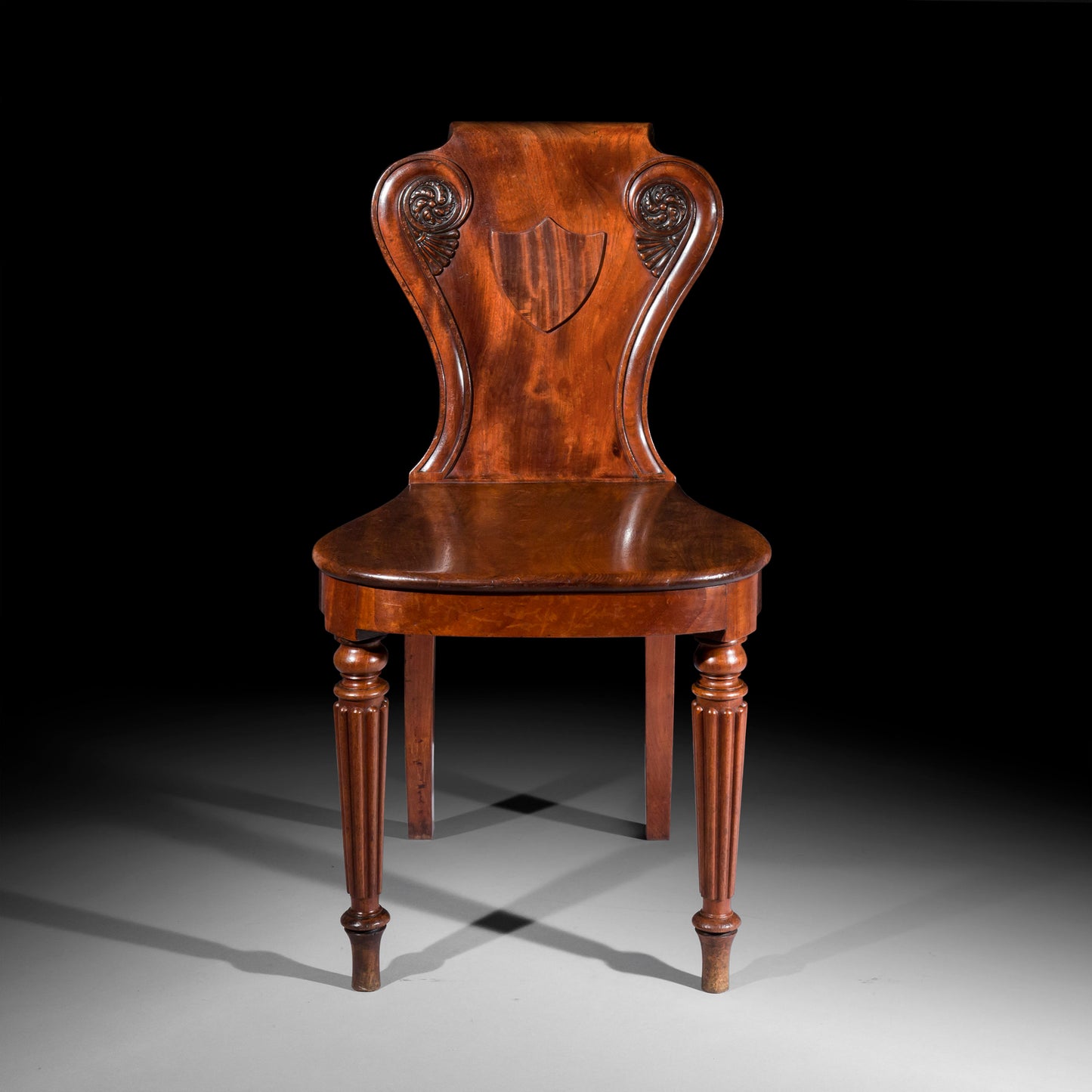 Pair of Regency Hall Chairs, by Gillows