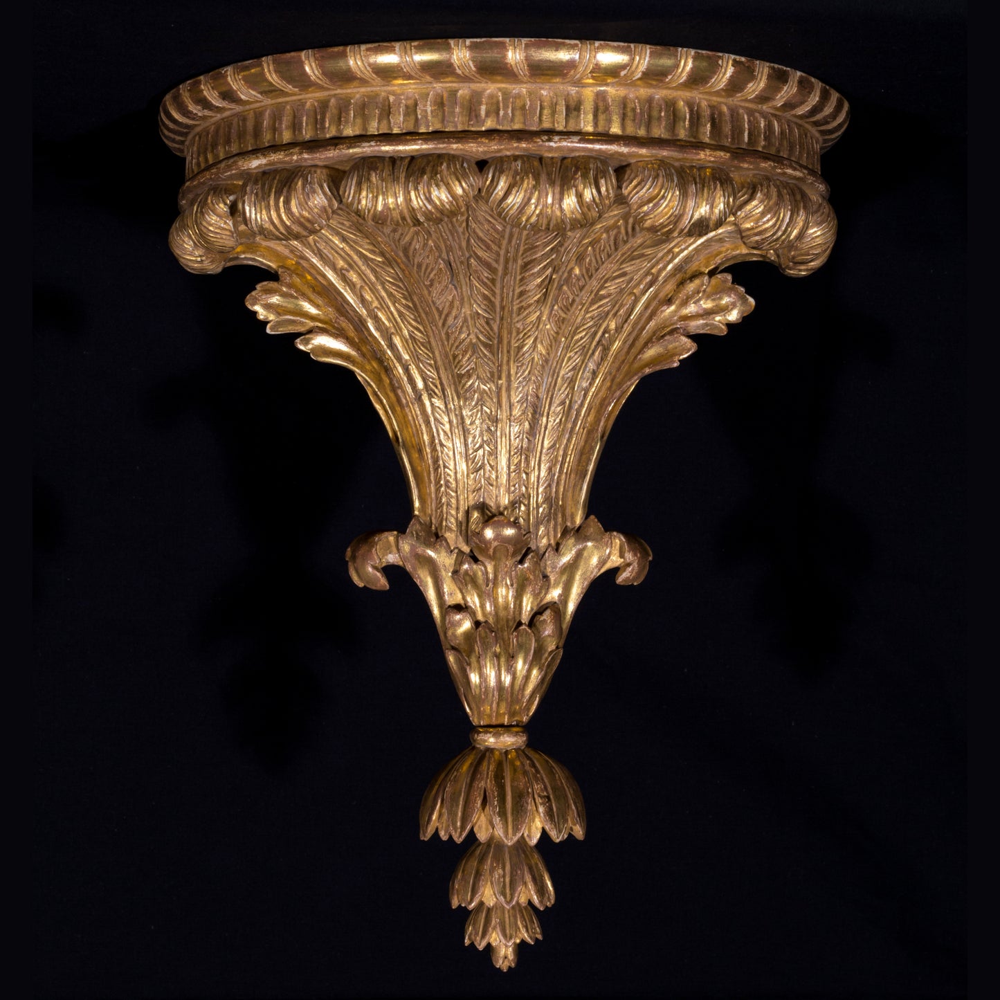 Fine Pair of George III Giltwood Wall Brackets