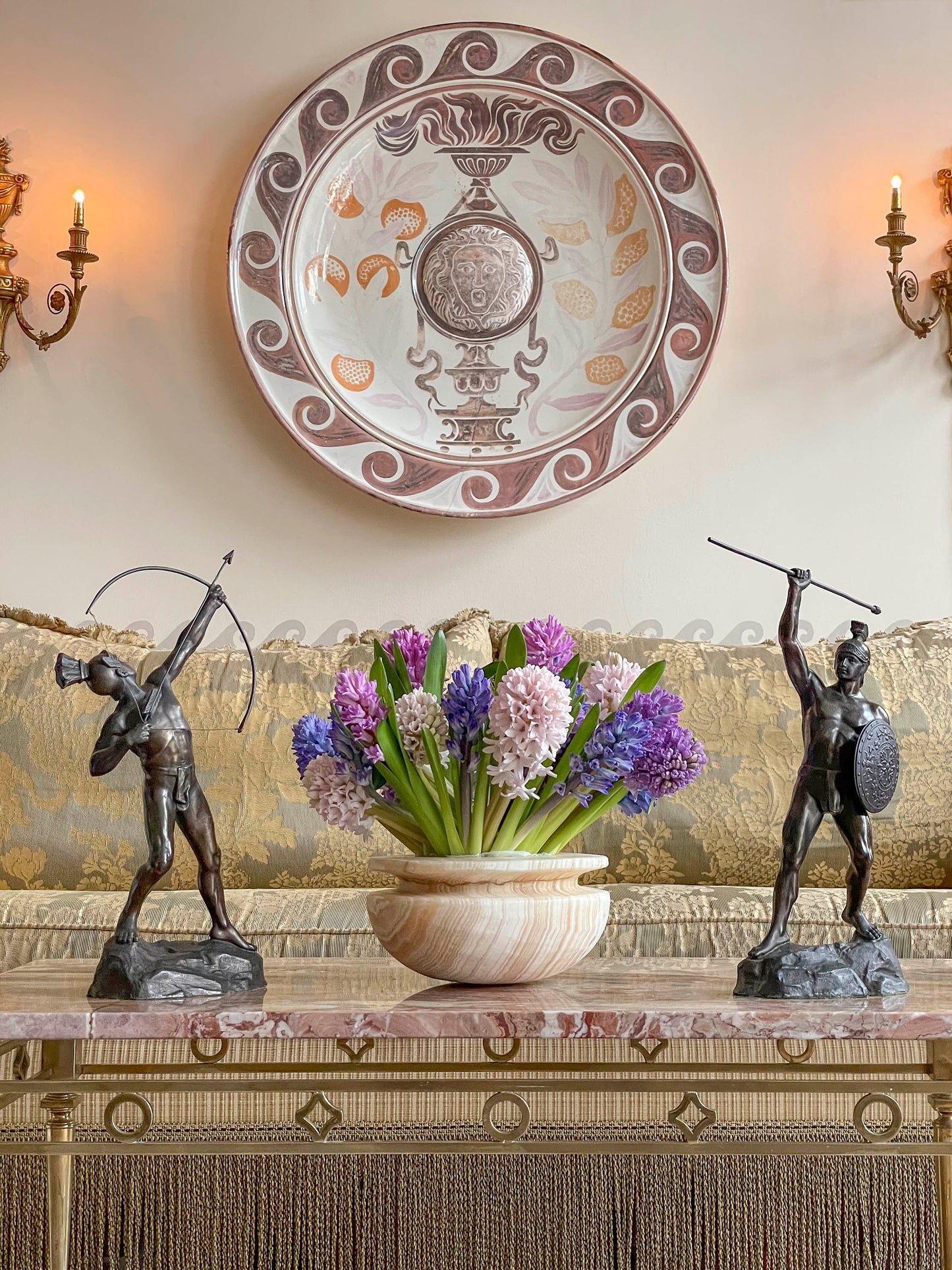 Antique Egyptian Alabaster Vessel