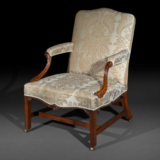 Fine Chippendale Gainsborough Armchair