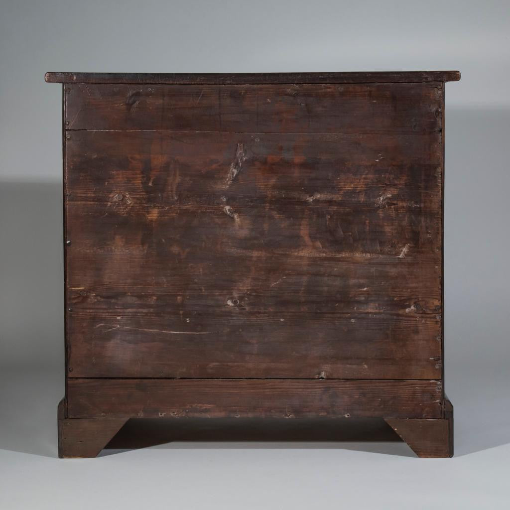 Fine George II Red Walnut Chest of Drawers