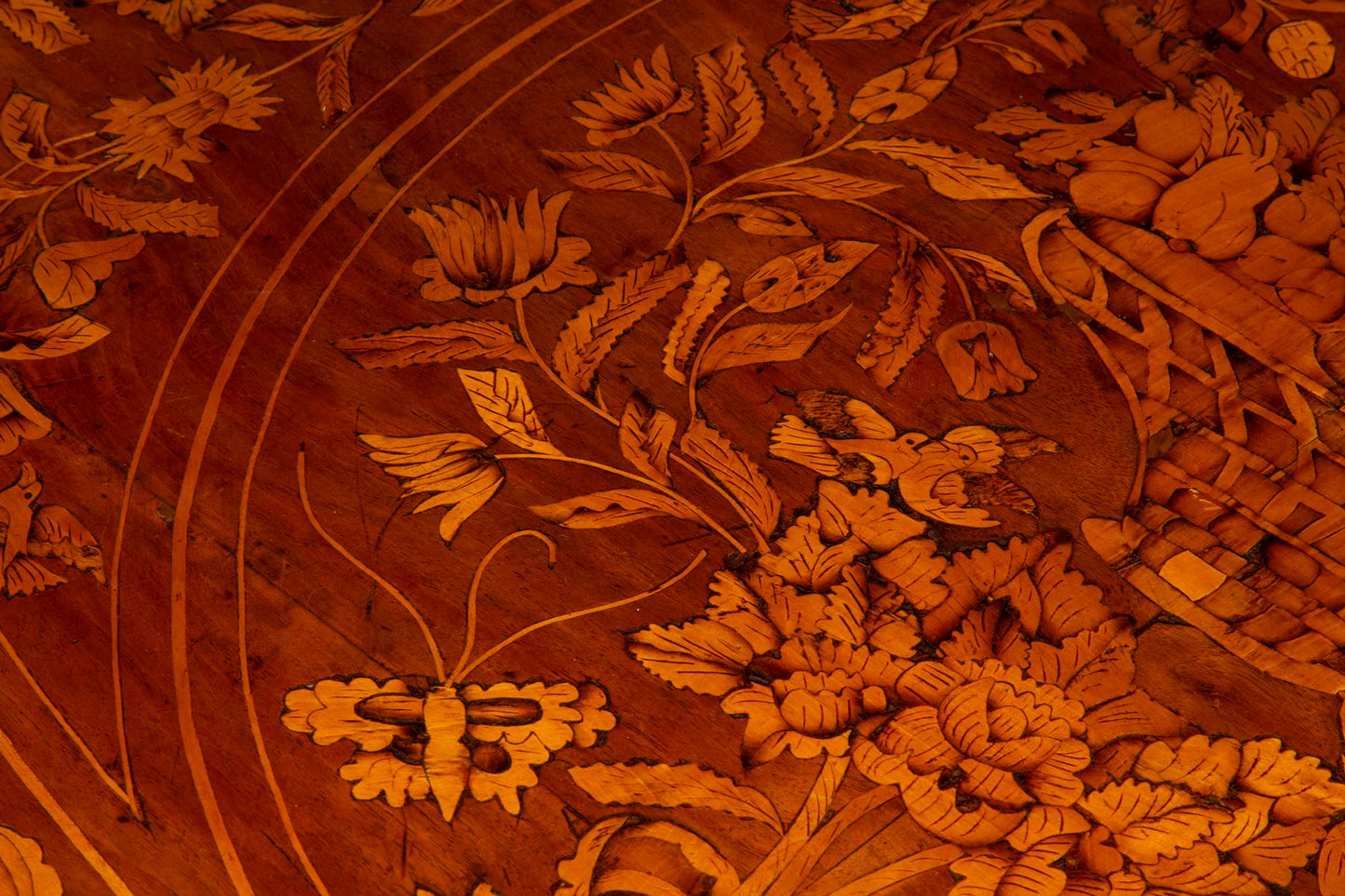Stunning 18th Century Marquetry Commode