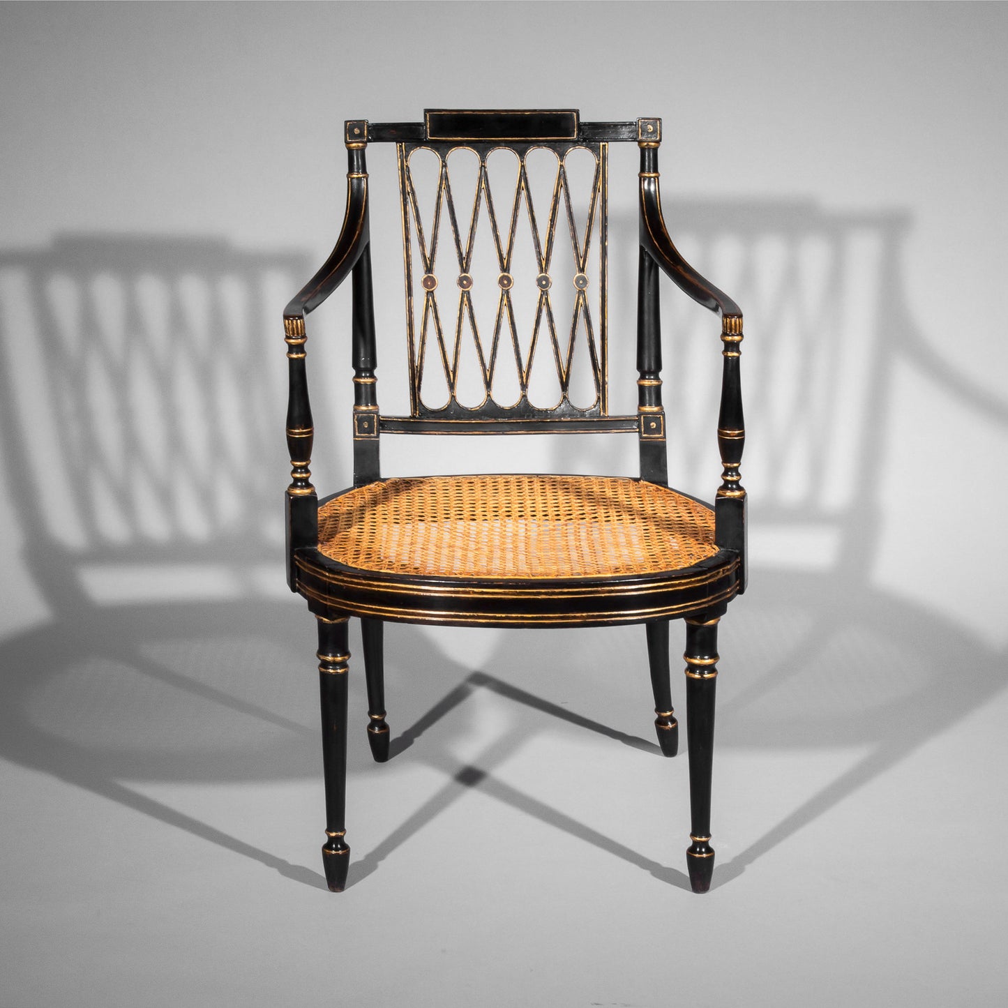 Pair of George III Garforth Armchairs, attributed to Gillows