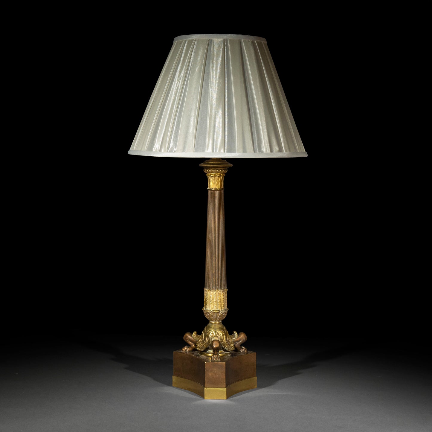 Fine 19th Century Bronze and Ormolu Table Lamp