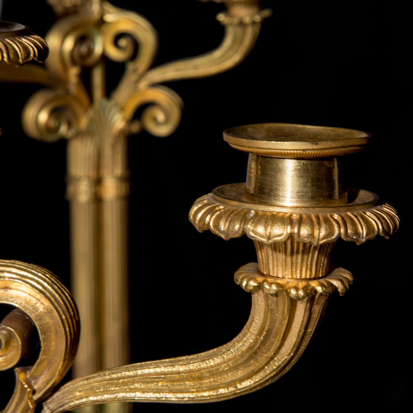 Fine Pair of Louis Philippe Ormolu Candelabra, Attributed to Thomire