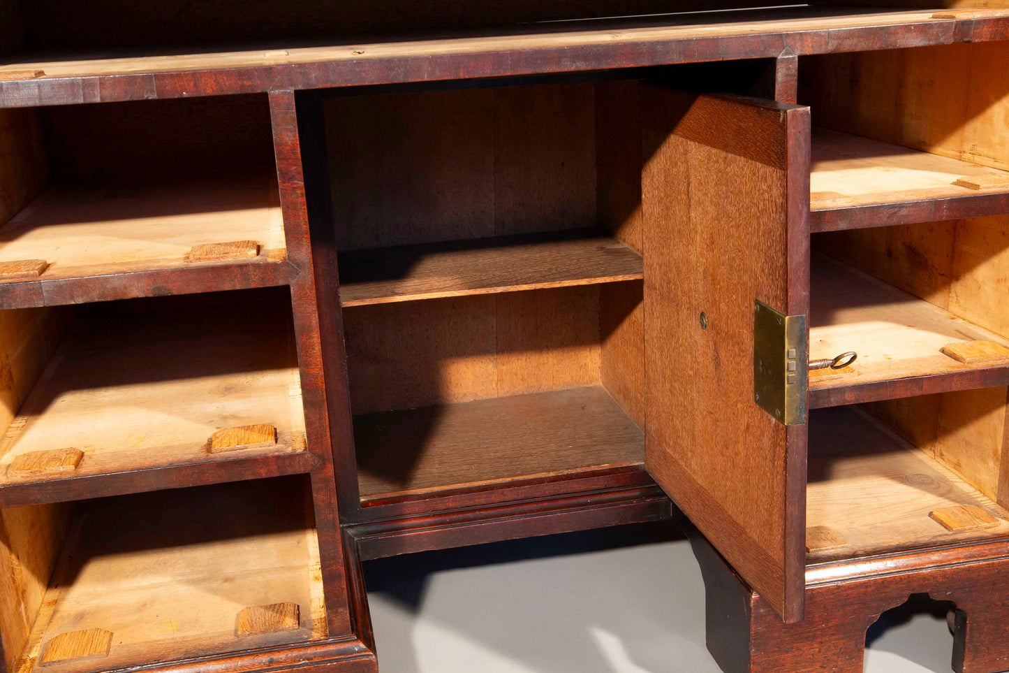 George II Mahogany Kneehole Desk