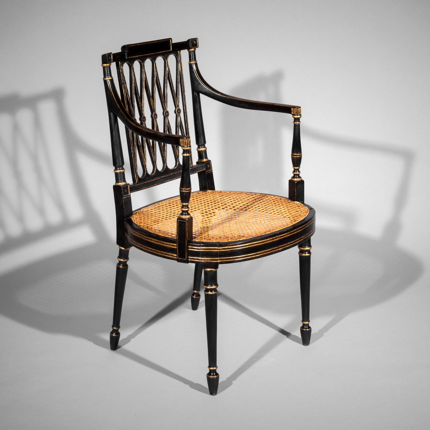 Pair of George III Garforth Armchairs, attributed to Gillows