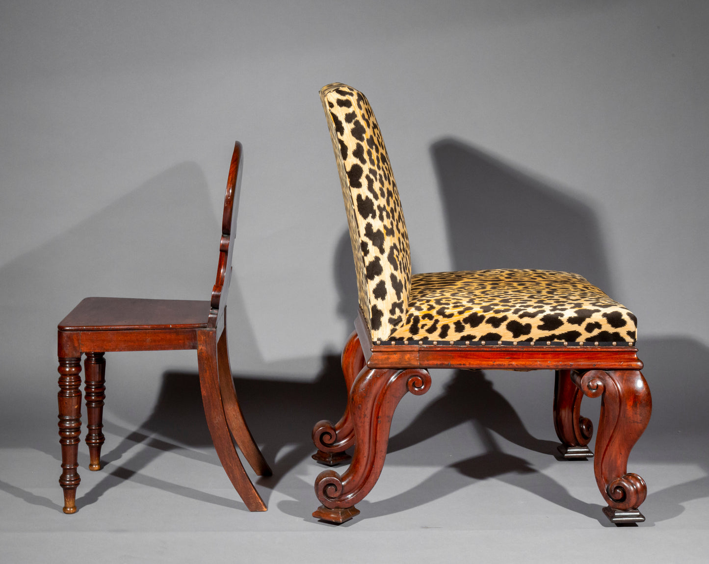 Pair of Massive Regency Chairs, by Gillows