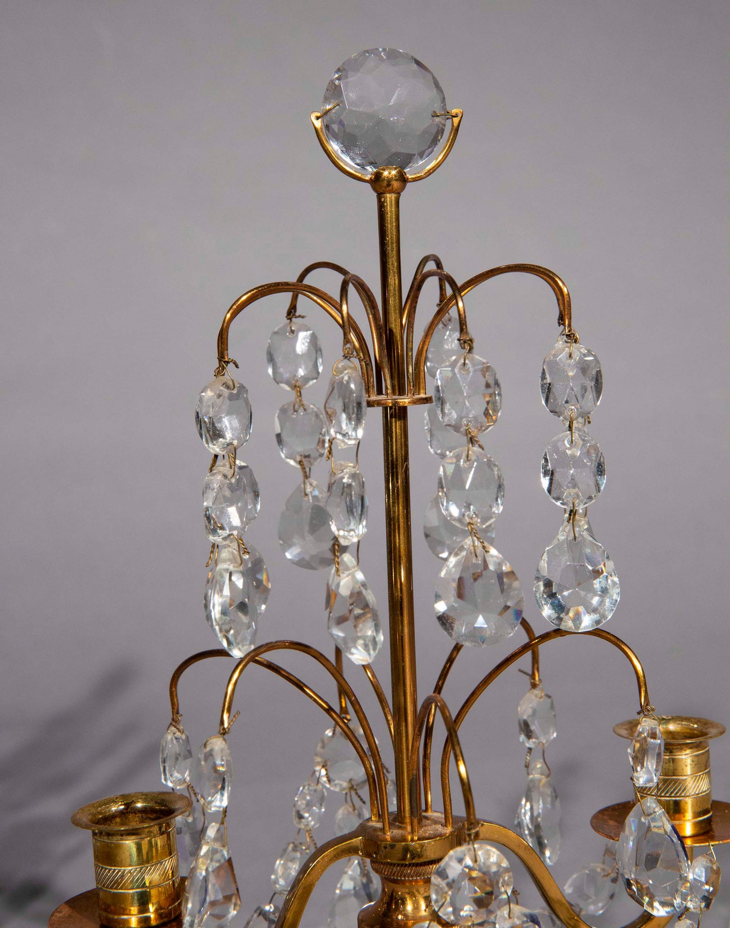 Pair of Swedish Gustavian Style Neoclassical Candelabra