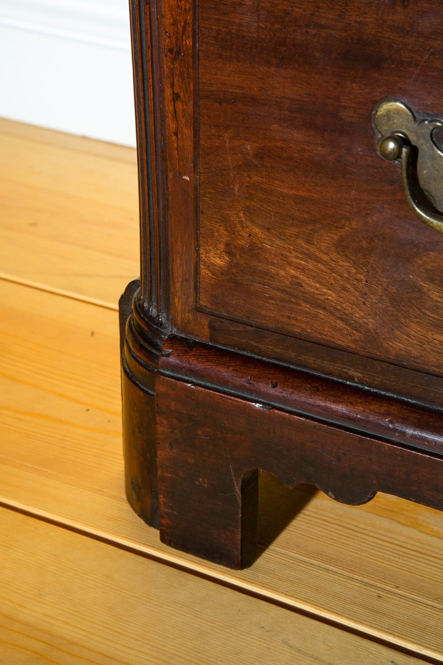 Fine George II Red Walnut Chest of Drawers