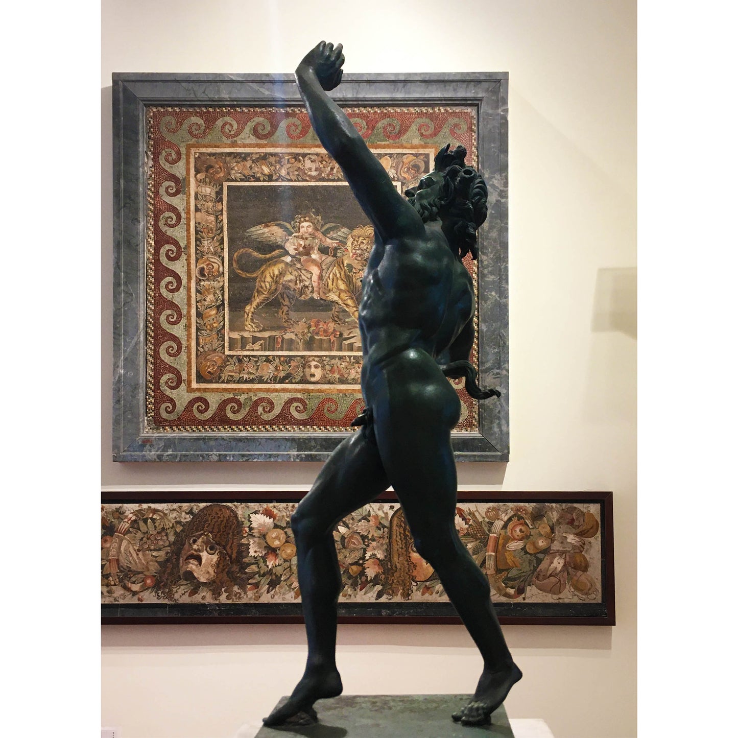 Grand Tour Bronze Dancing Faun of Pompeii