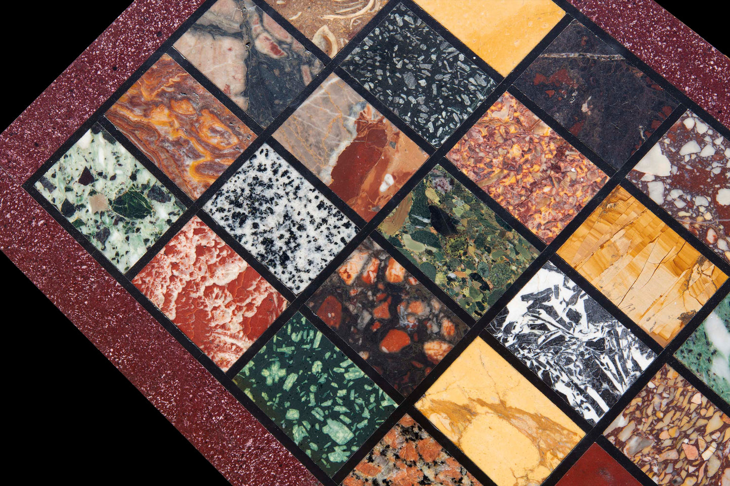 Fine Grand Tour Specimen Marble Panel
