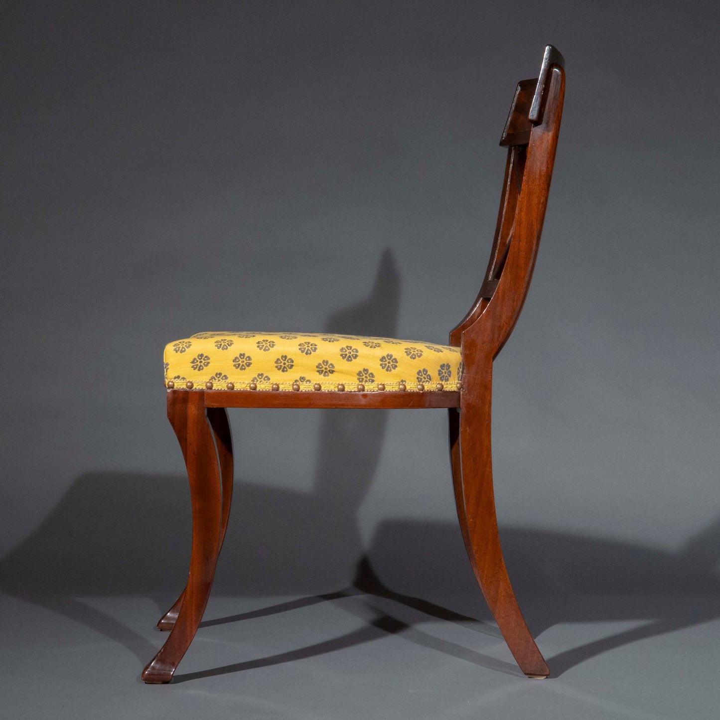 Set of Six Regency Klismos Dining Chairs, attributed to Gillows