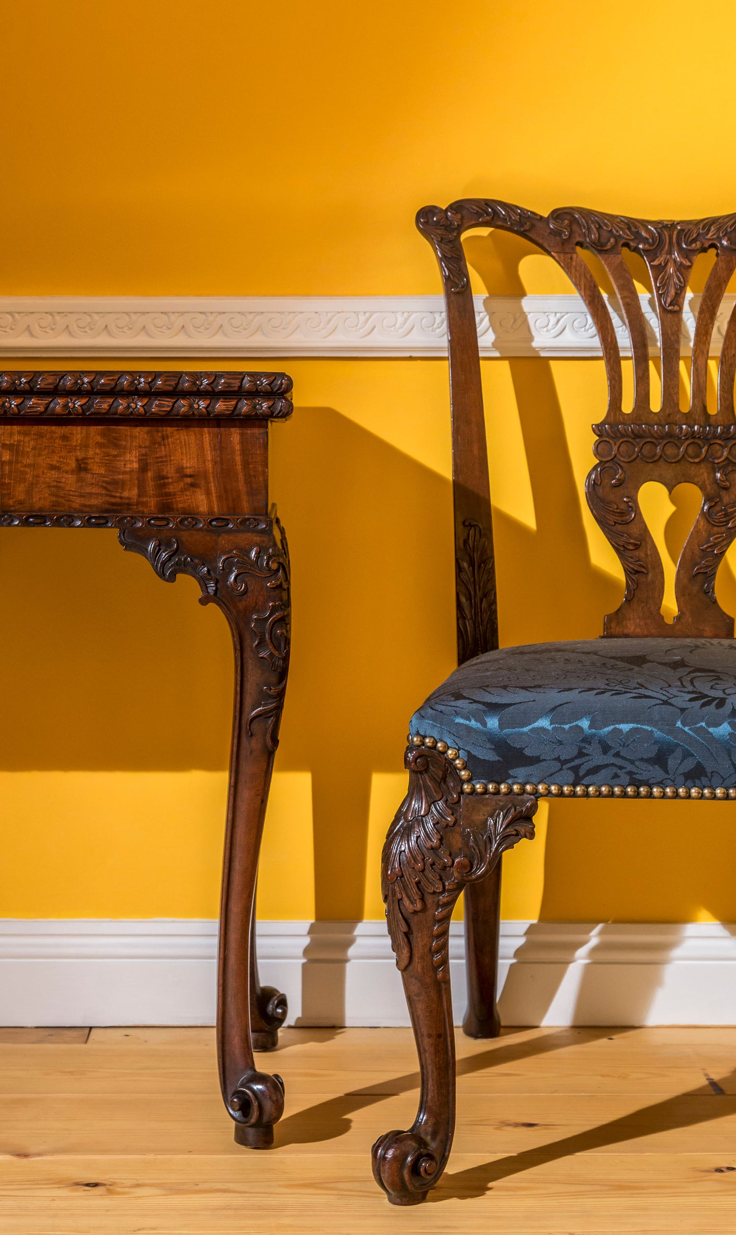 Fine Chippendale Mahogany Chair