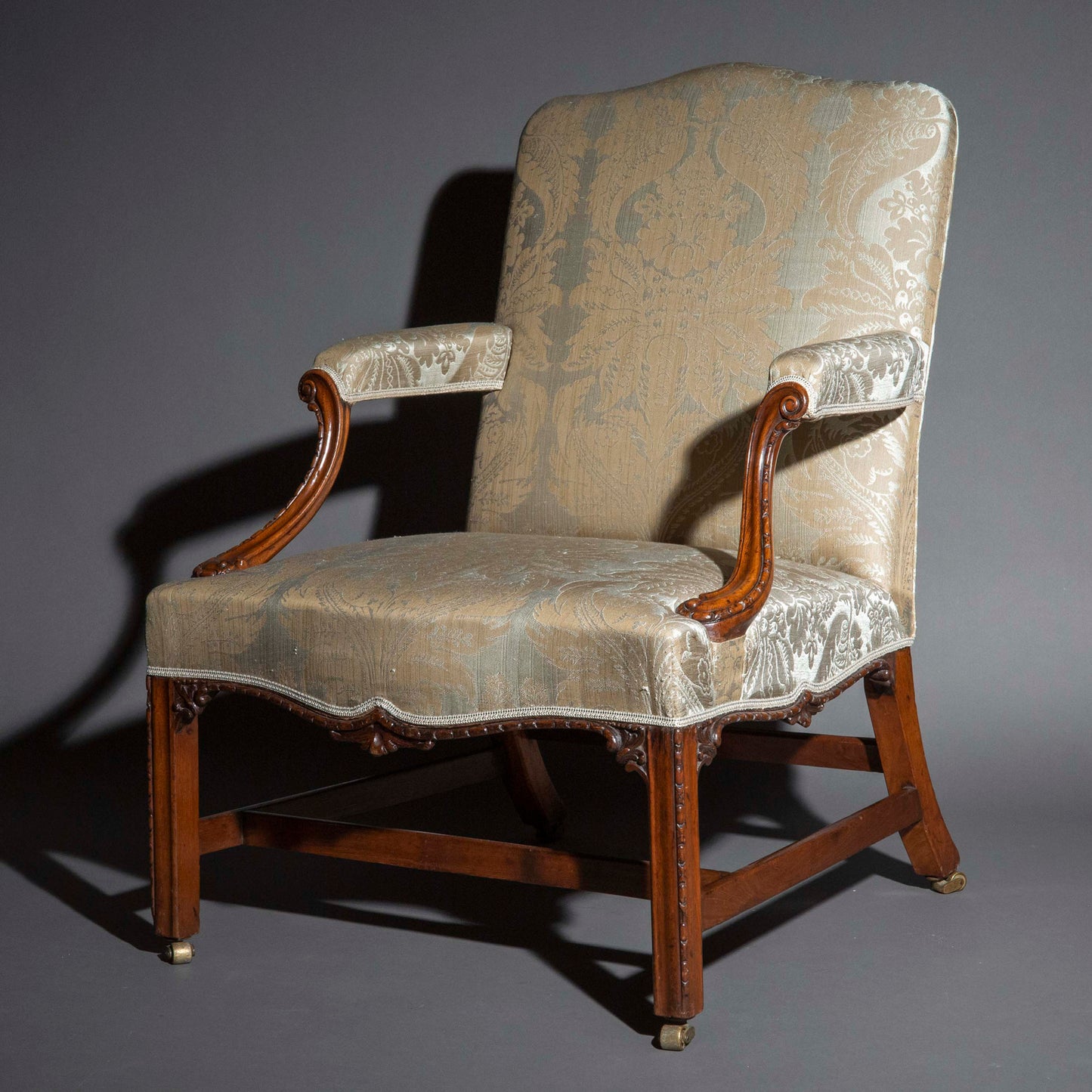 Fine Chippendale Gainsborough Armchair