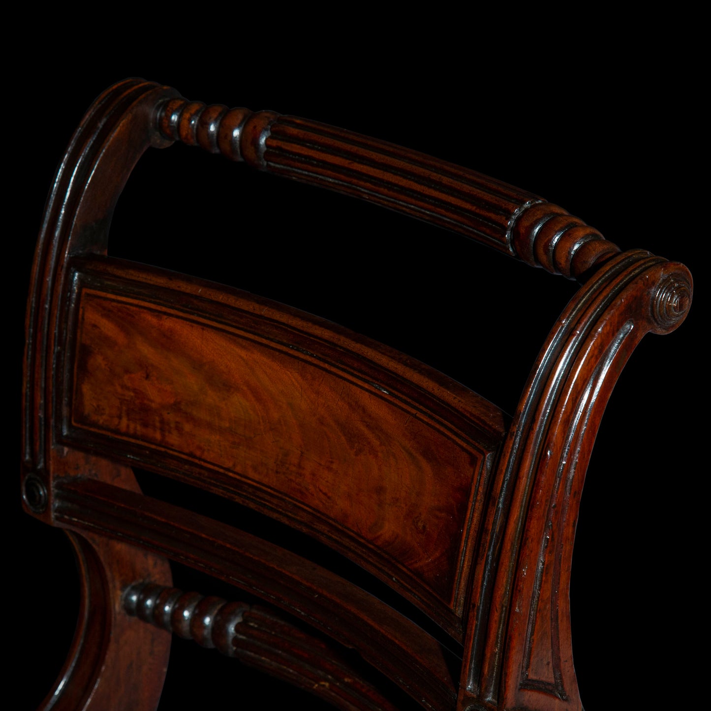 Set of Six Regency Klismos Chairs, attributed to Gillows