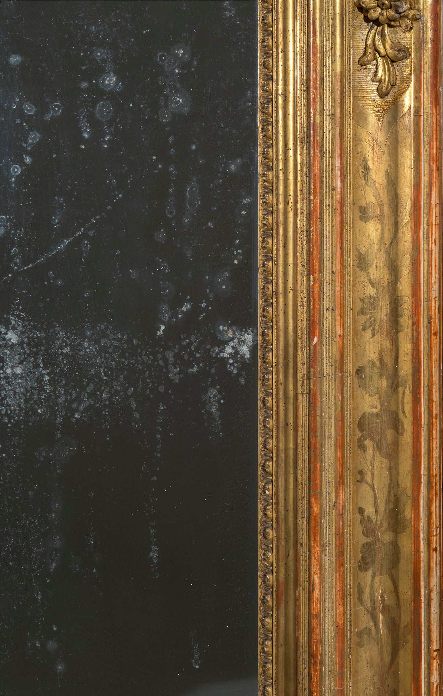 Fine 19th Century Gilded Overmantel Mirror