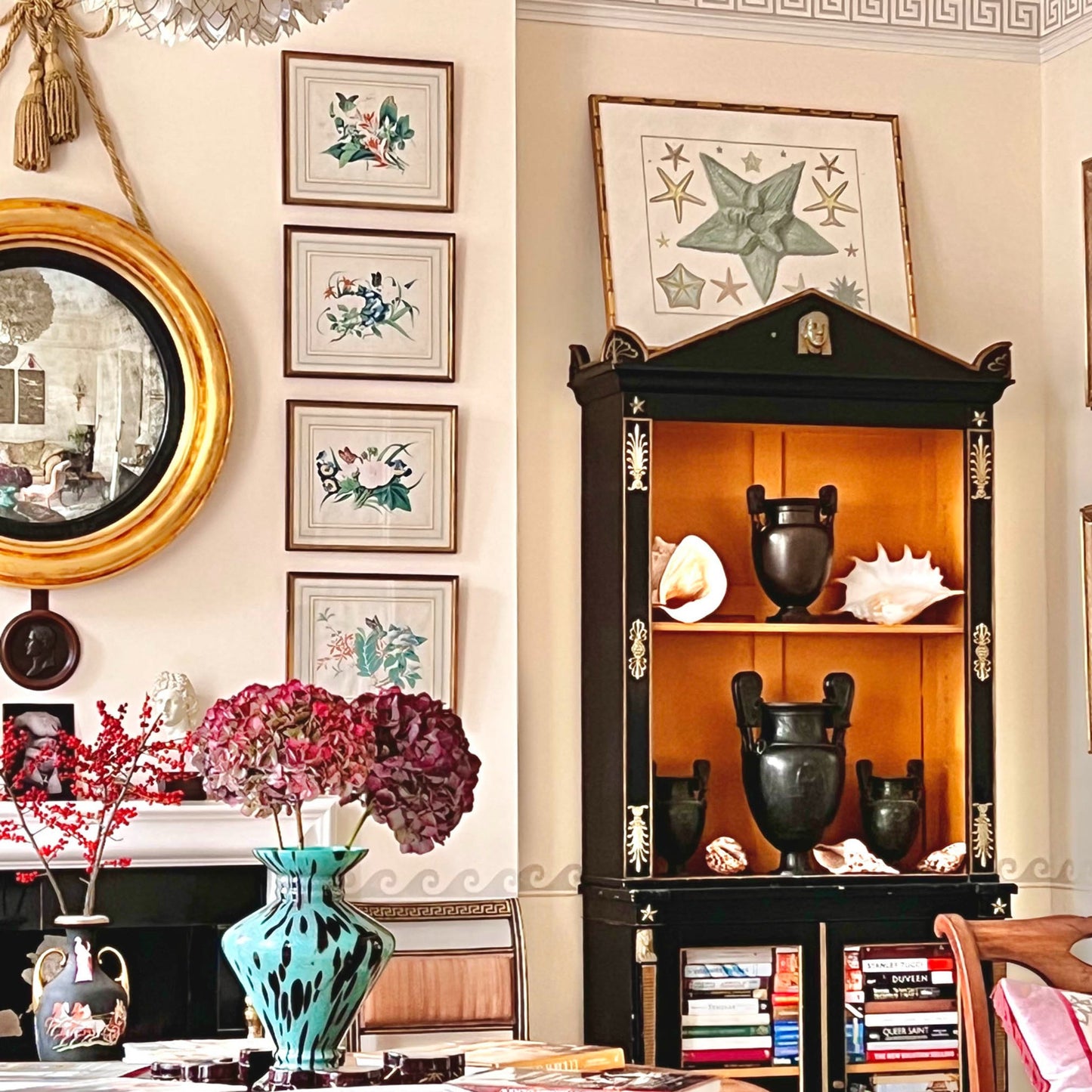 Large Pair of Coral and Starfish Prints