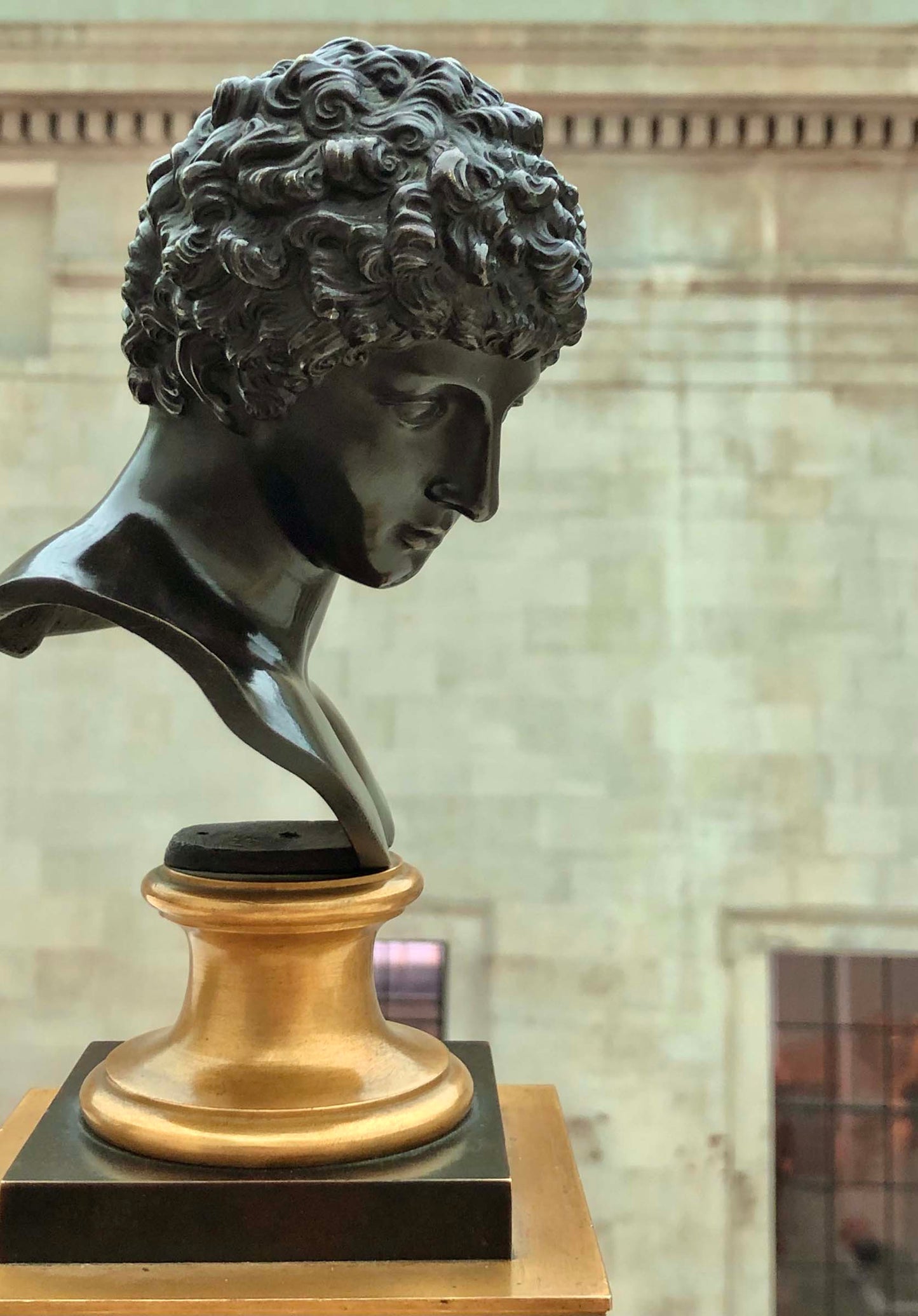 Fine Pair of Bronze Busts of Antinous and Venus