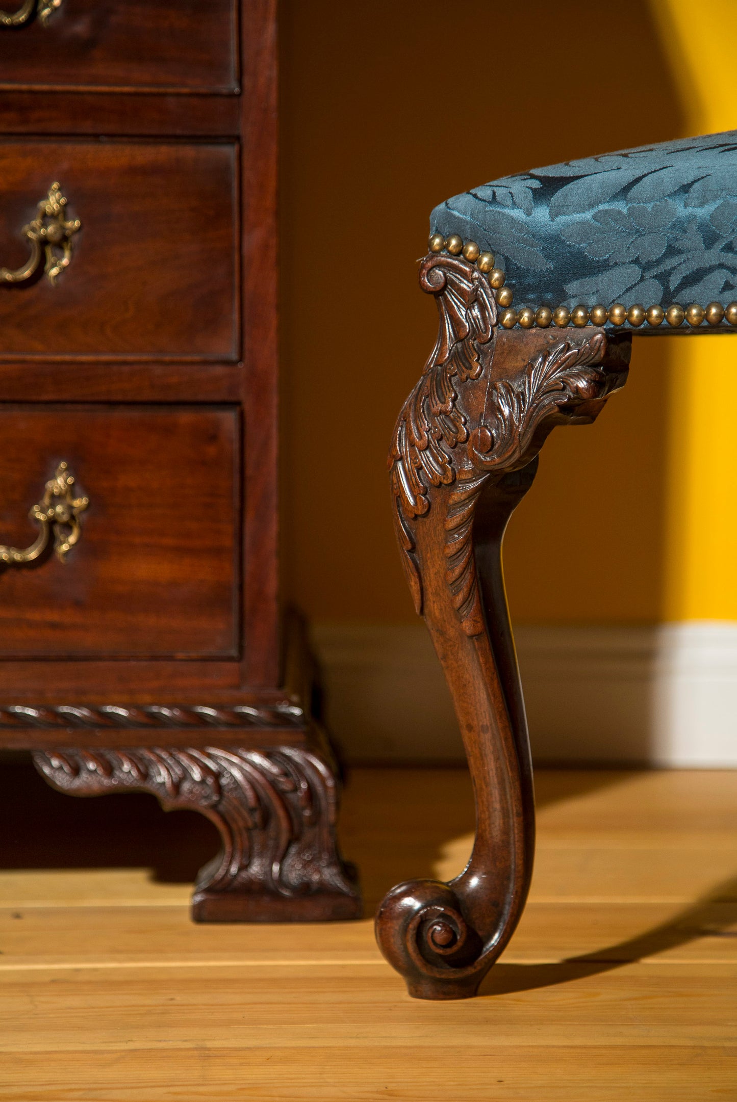 Fine Chippendale Mahogany Chair