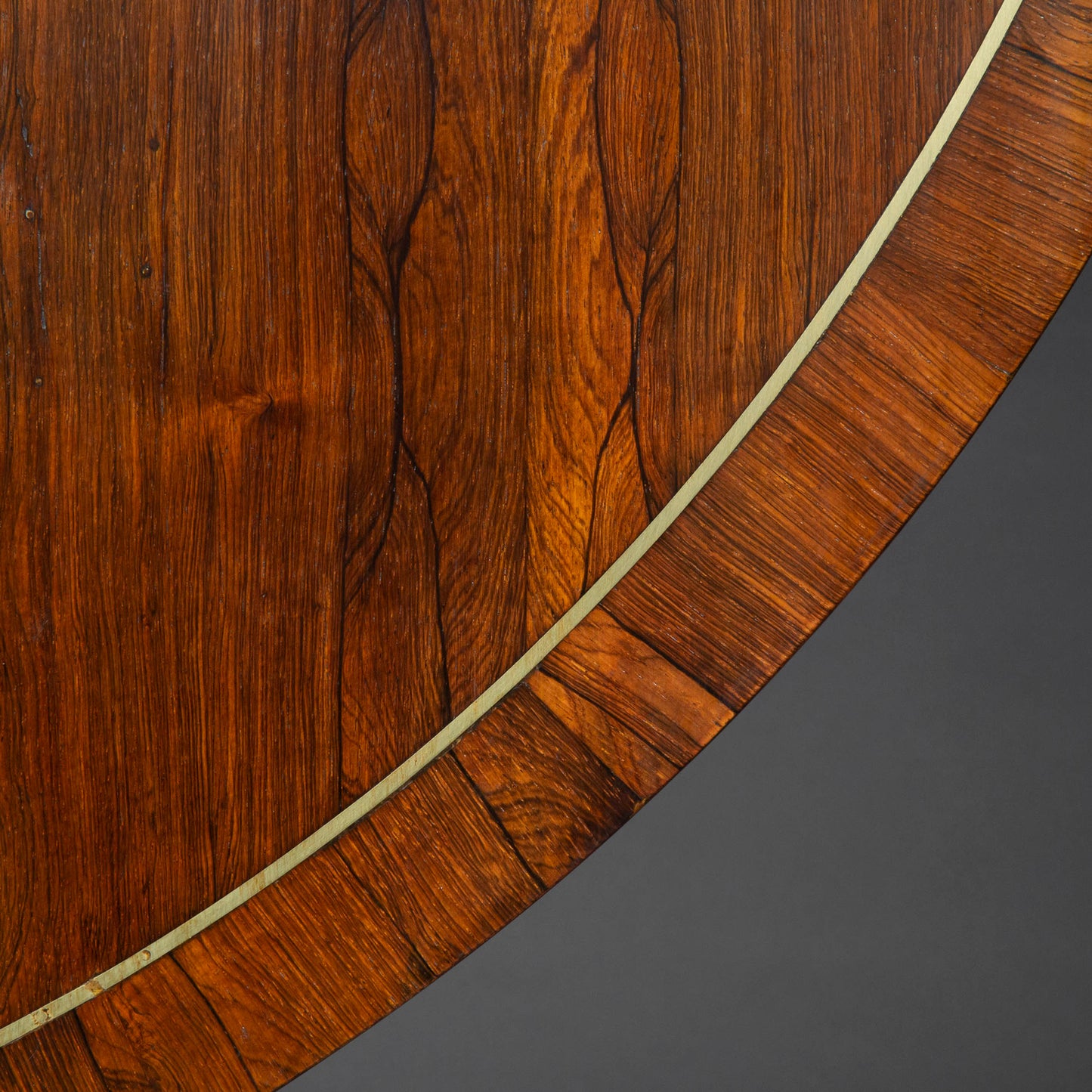 Fine Regency Brass Inalid Centre Table