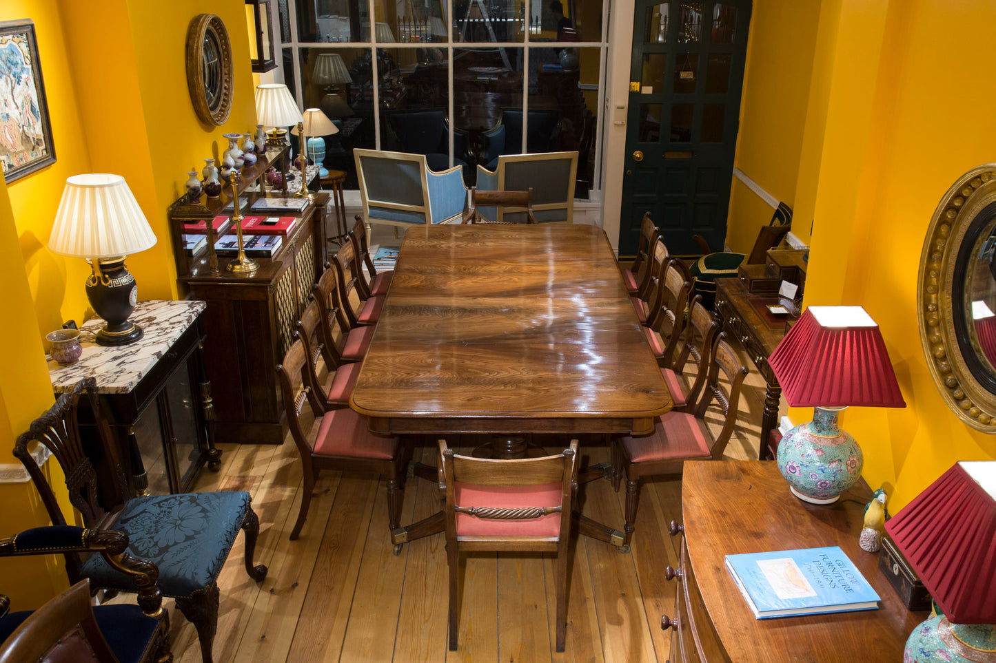 Fine Set of Twelve Regency Dining Chairs
