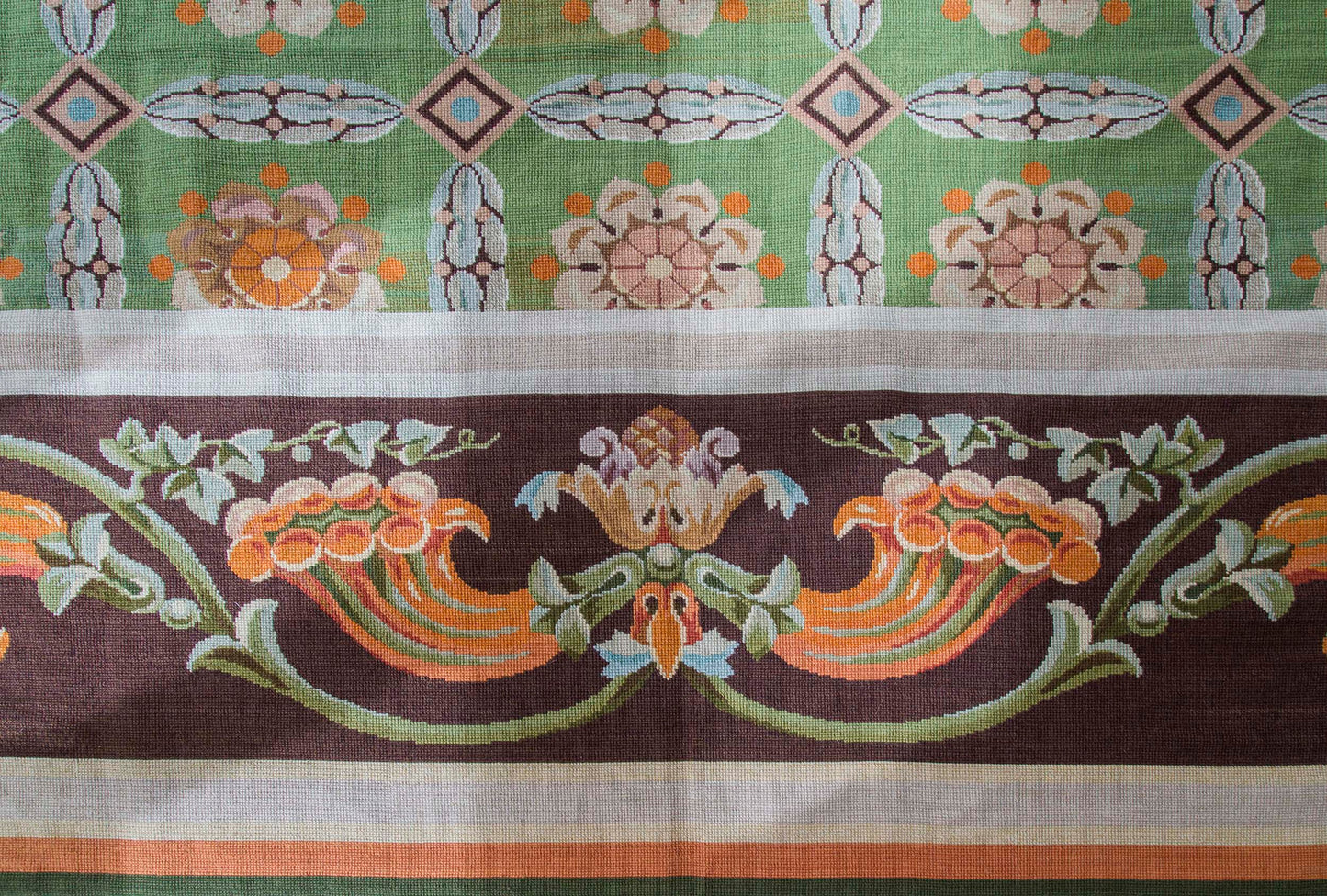 Fine European Neoclassical Needlepoint Carpet