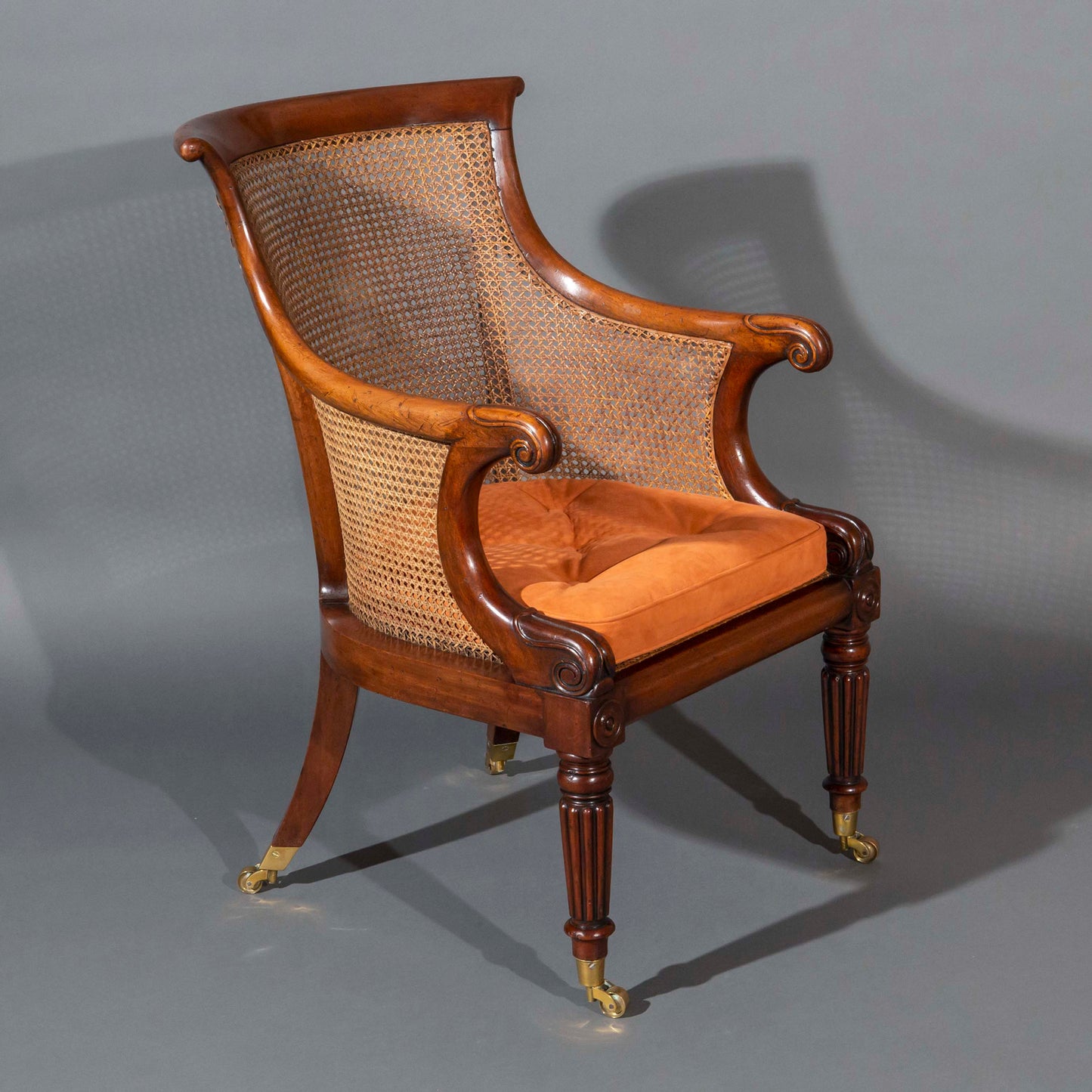 Pair of Regency Bergère Armchairs