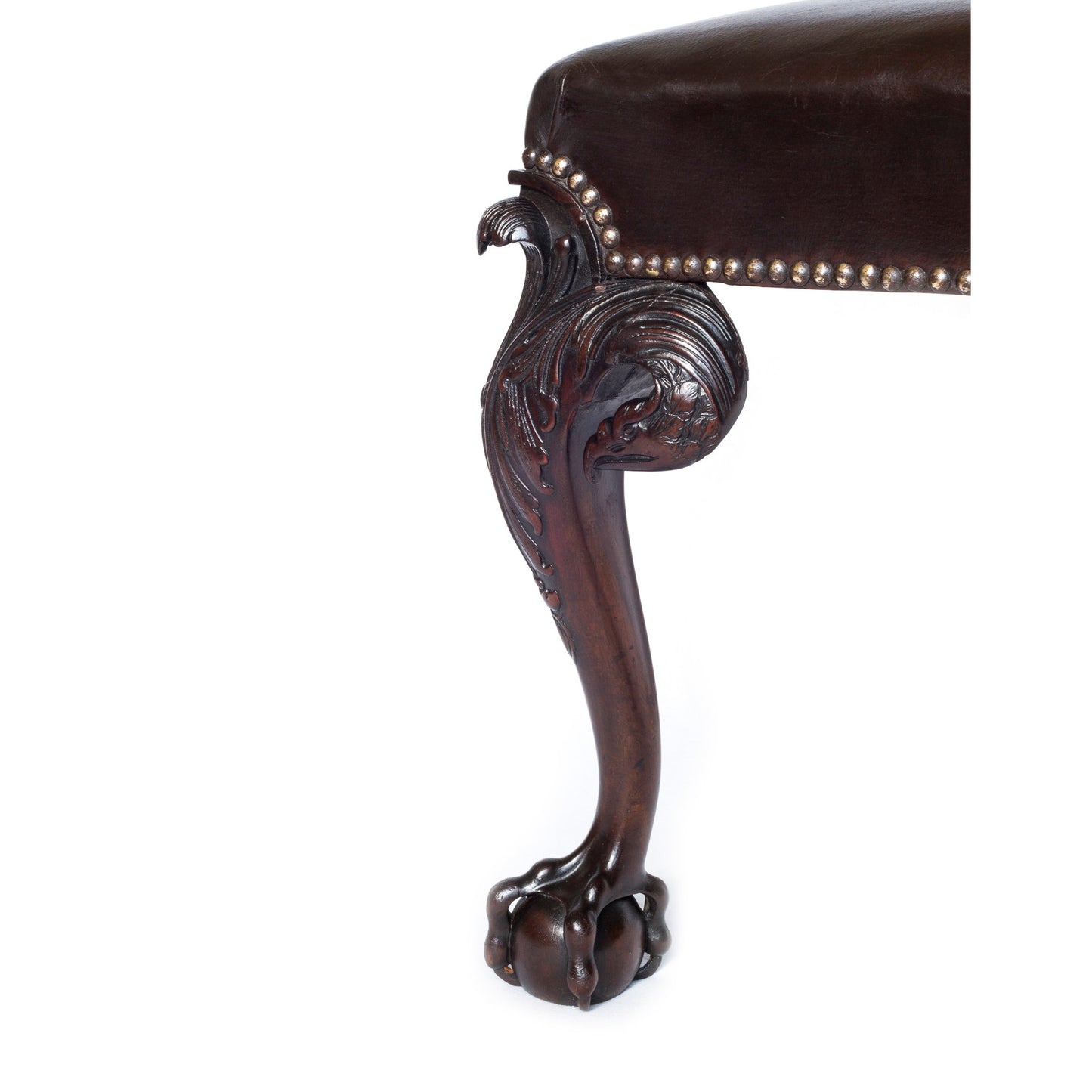 Fine Pair of George II Style Mahogany Side Chairs