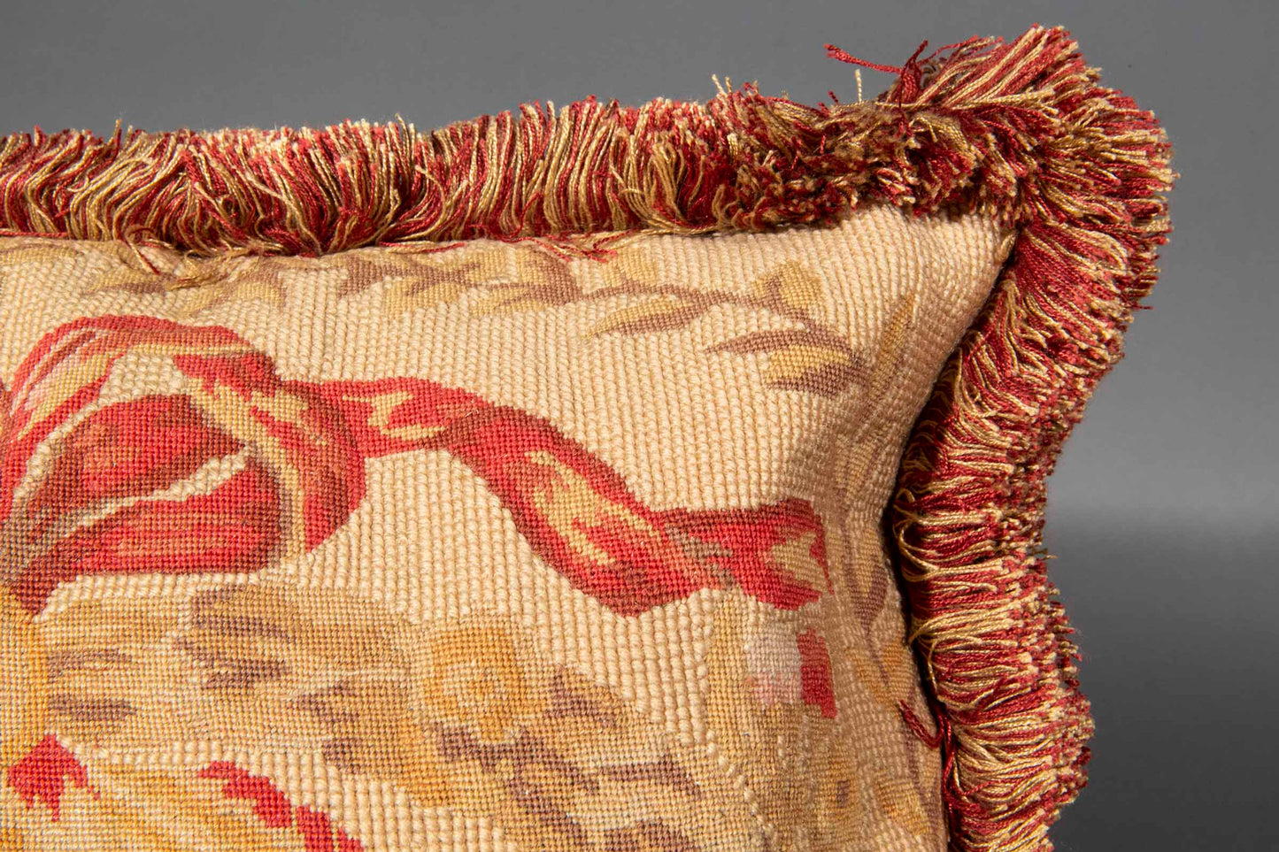 Pair of 19th Century Tapestry Cushions