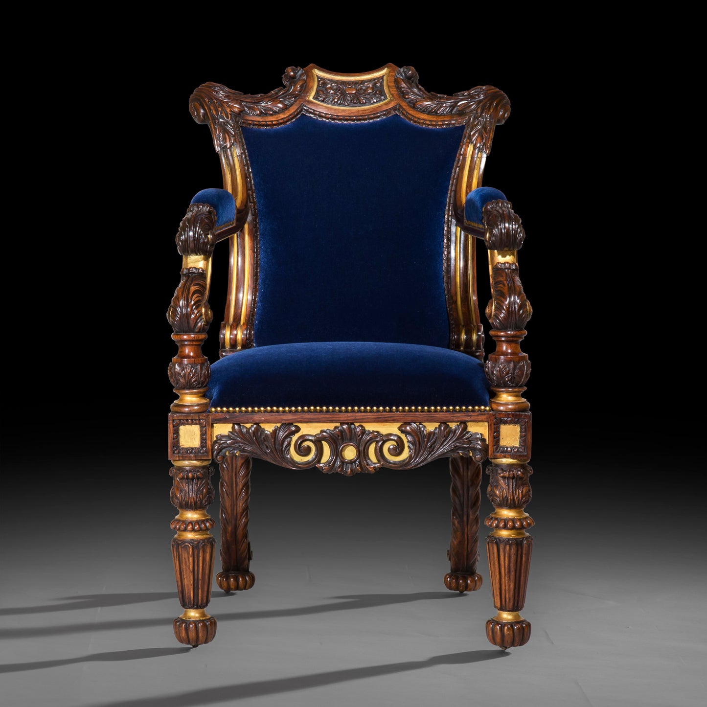Superb Regency Armchair, attributed to Gillows