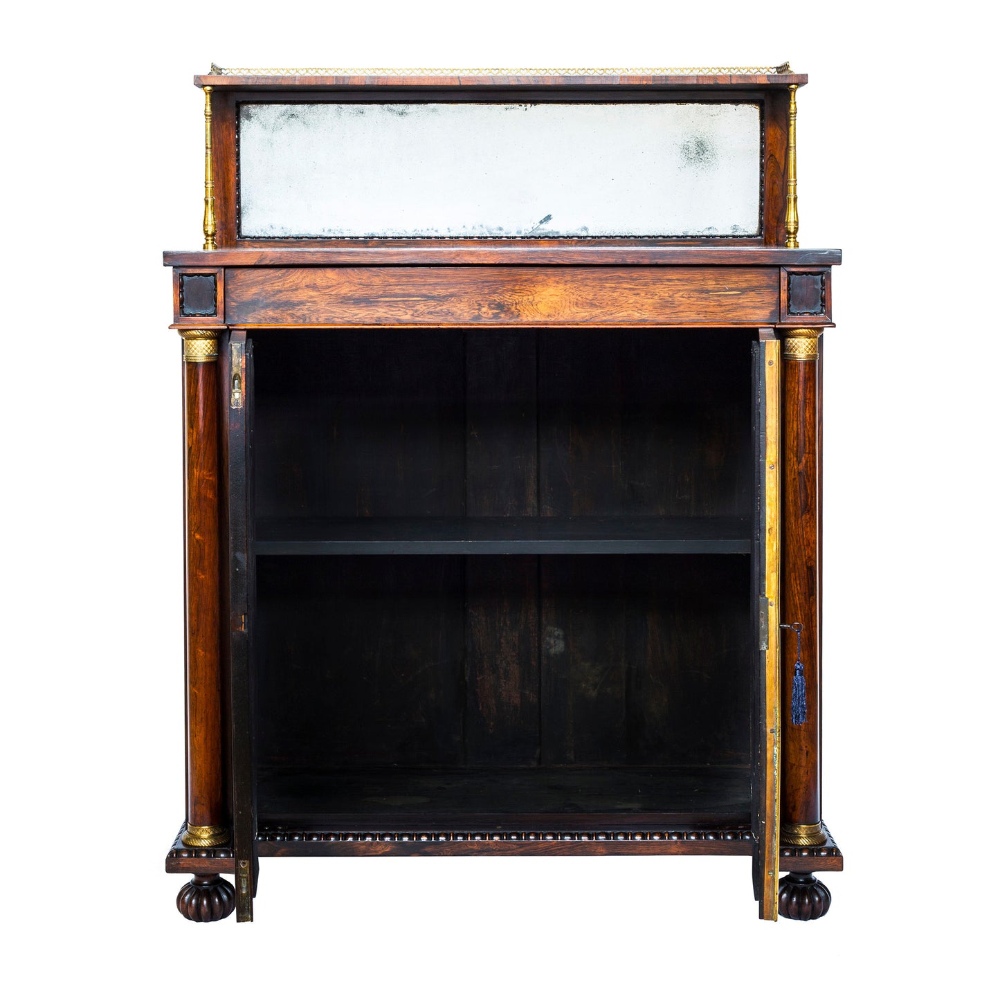 Fine Regency Rosewood Bookcase, in the Manner of Gillows
