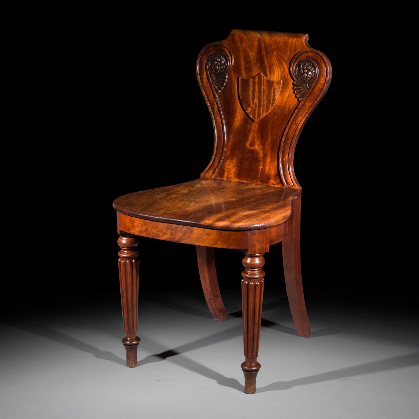Pair of Regency Hall Chairs, by Gillows