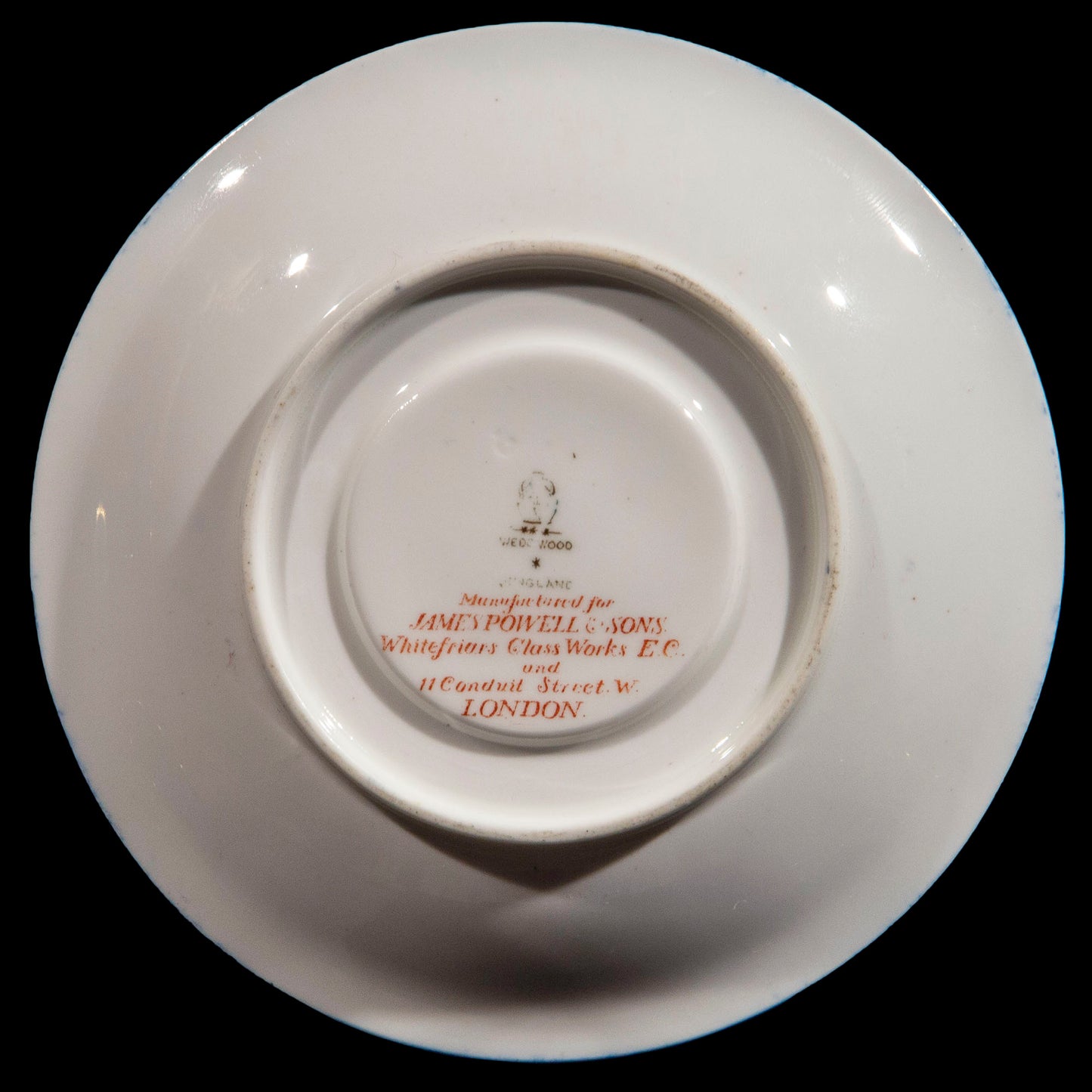 Antique Wedgwood Porcelain Chinoiserie Tea Cup and Saucer