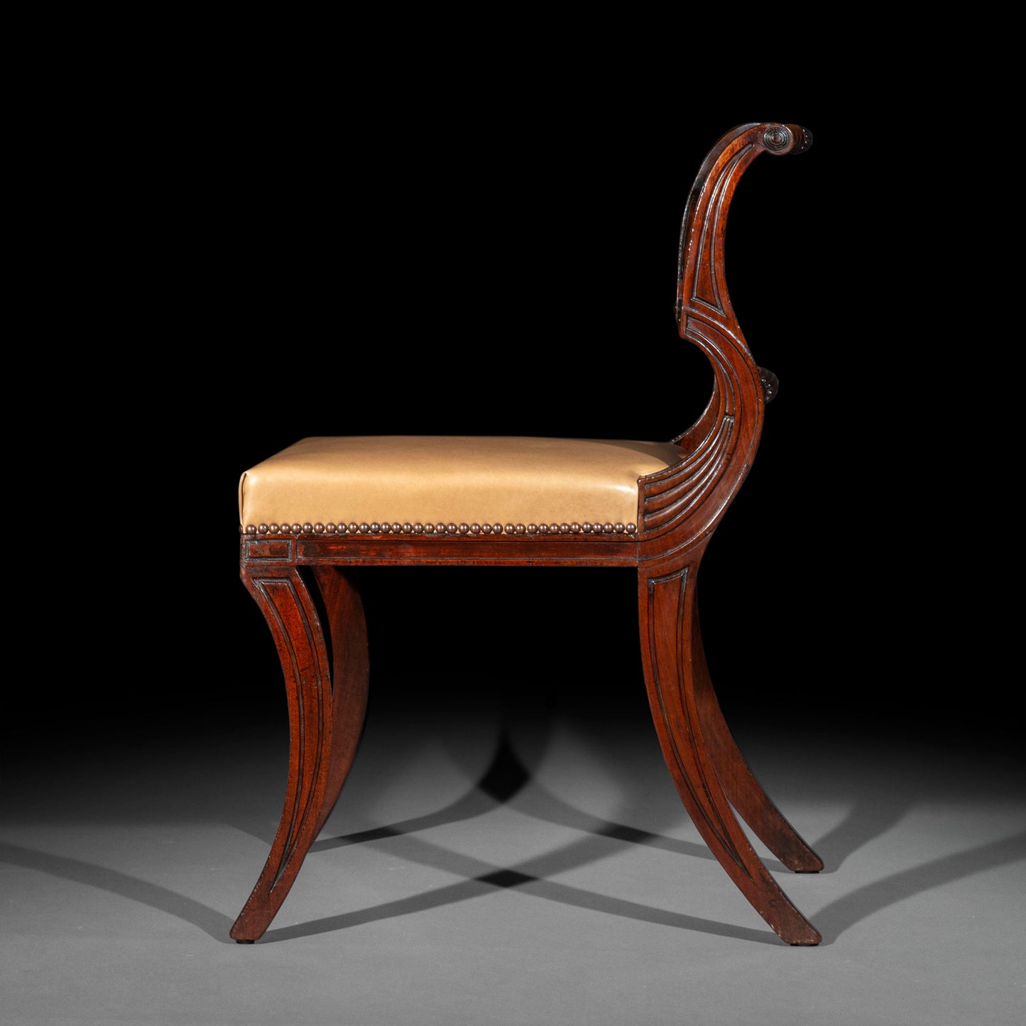 Set of Six Regency Klismos Chairs, attributed to Gillows